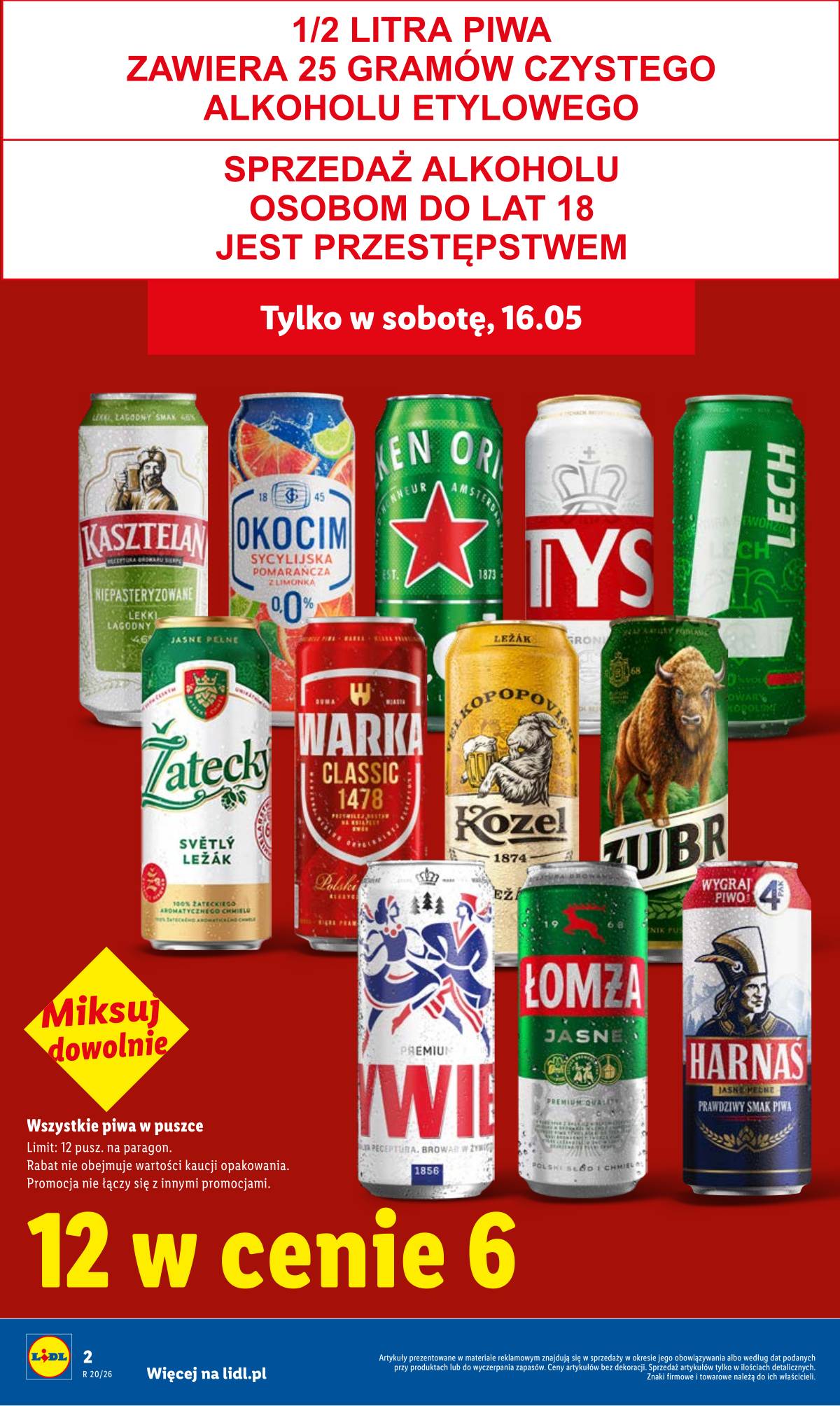 Lidl Lenkija - Gazetka ważna od 14.05 do 16.05 2 puslapis
