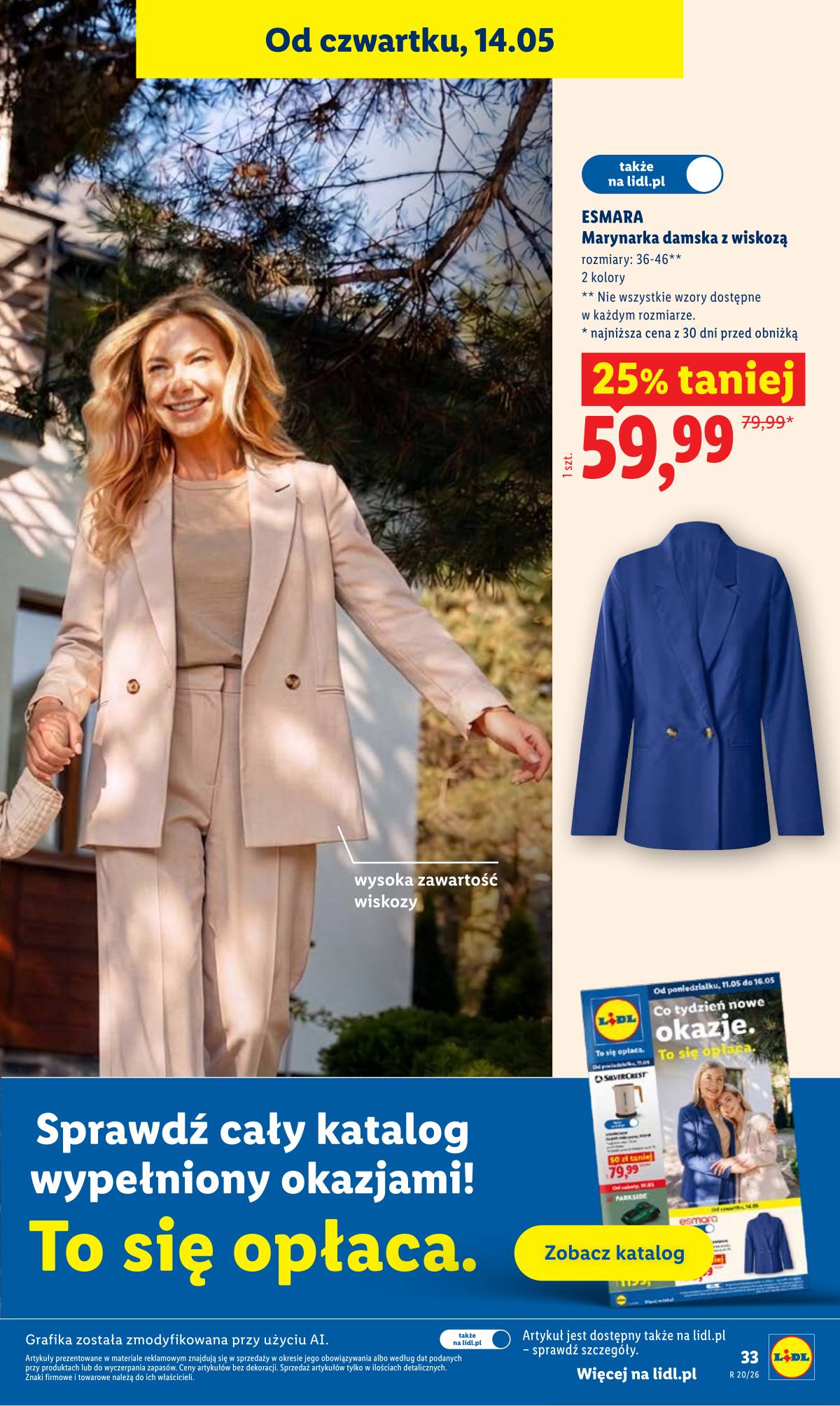 Lidl Lenkija - Gazetka ważna od 14.05 do 16.05 33 puslapis