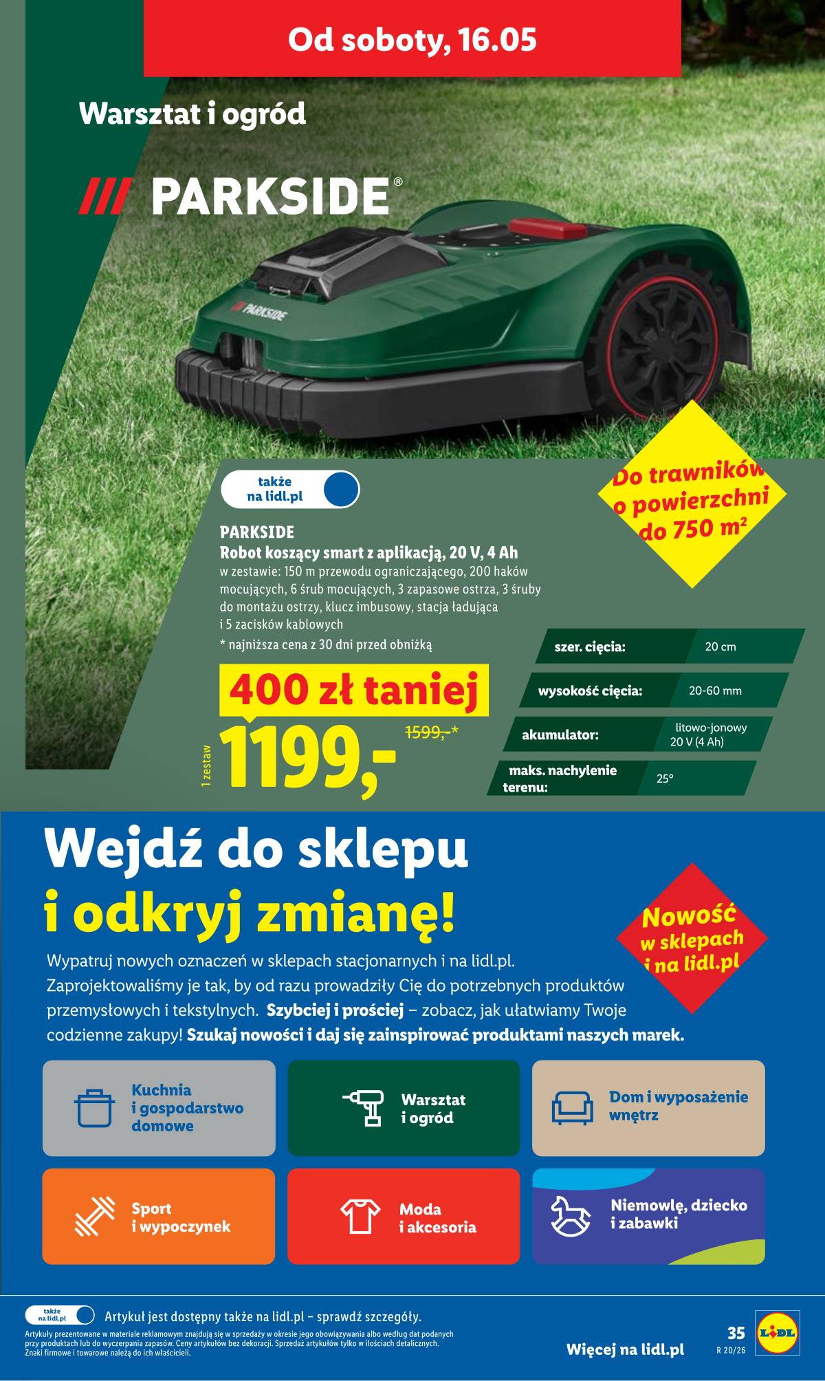 Lidl Lenkija - Gazetka ważna od 14.05 do 16.05 35 puslapis
