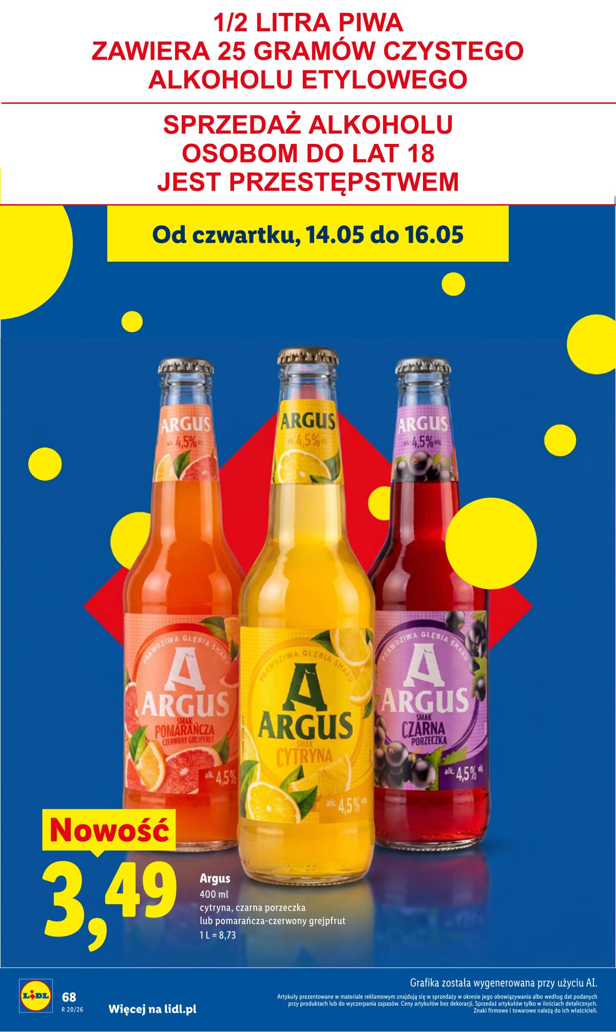 Lidl Lenkija - Gazetka ważna od 14.05 do 16.05 74 puslapis