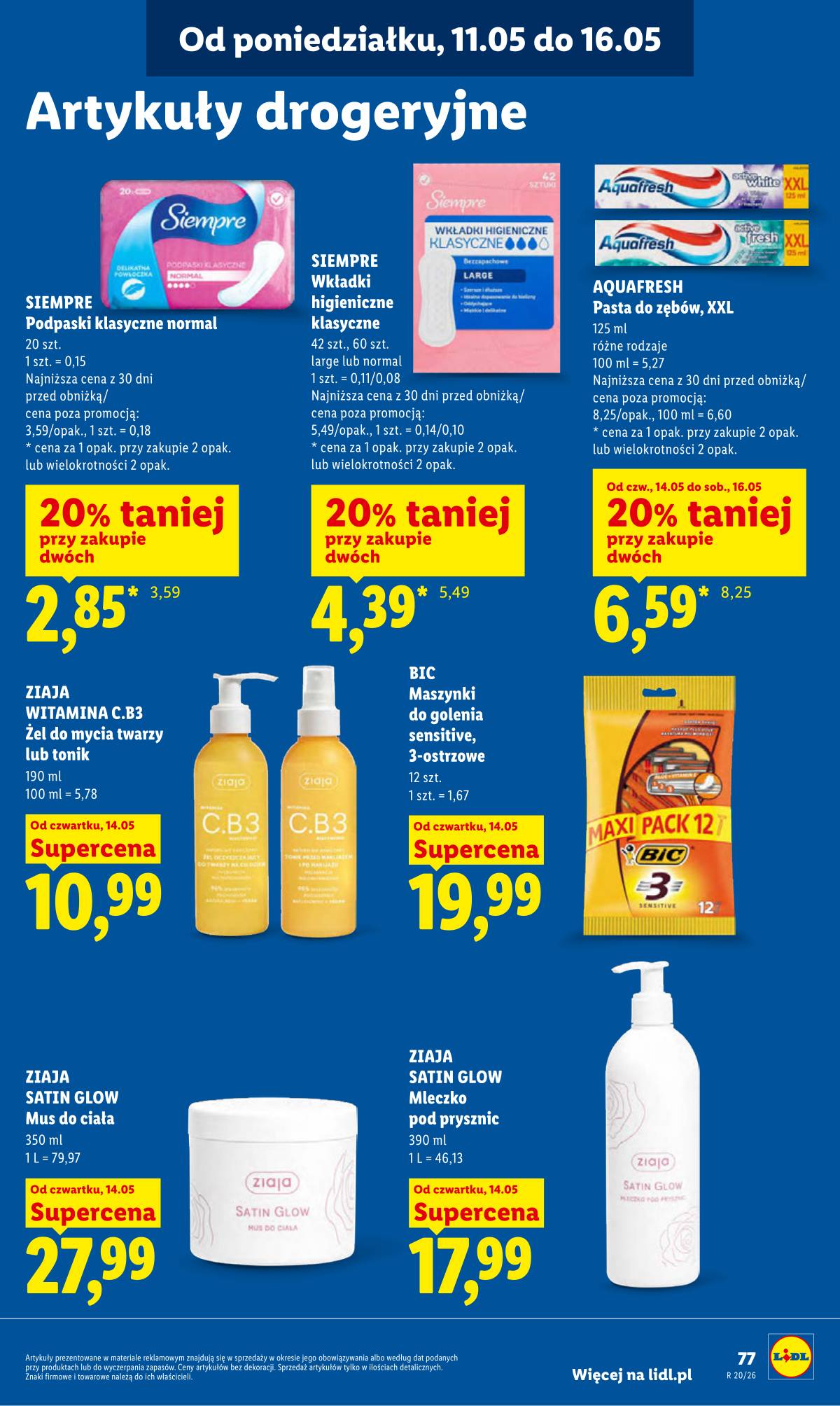 Lidl Lenkija - Gazetka ważna od 14.05 do 16.05 83 puslapis