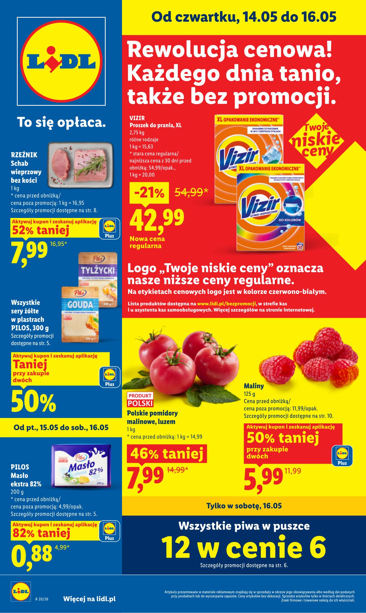 Lidl Lenkija - Gazetka ważna od 14.05 do 16.05 1 puslapis