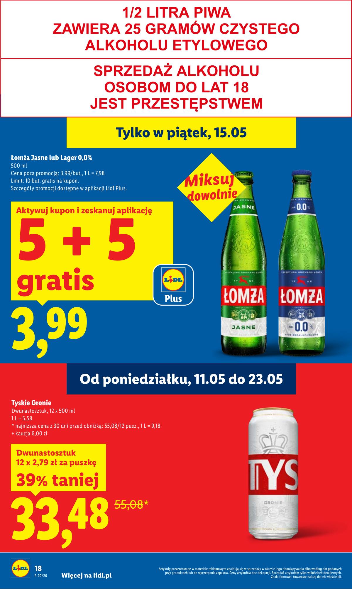 Lidl Lenkija - Gazetka ważna od 14.05 do 16.05 18 puslapis