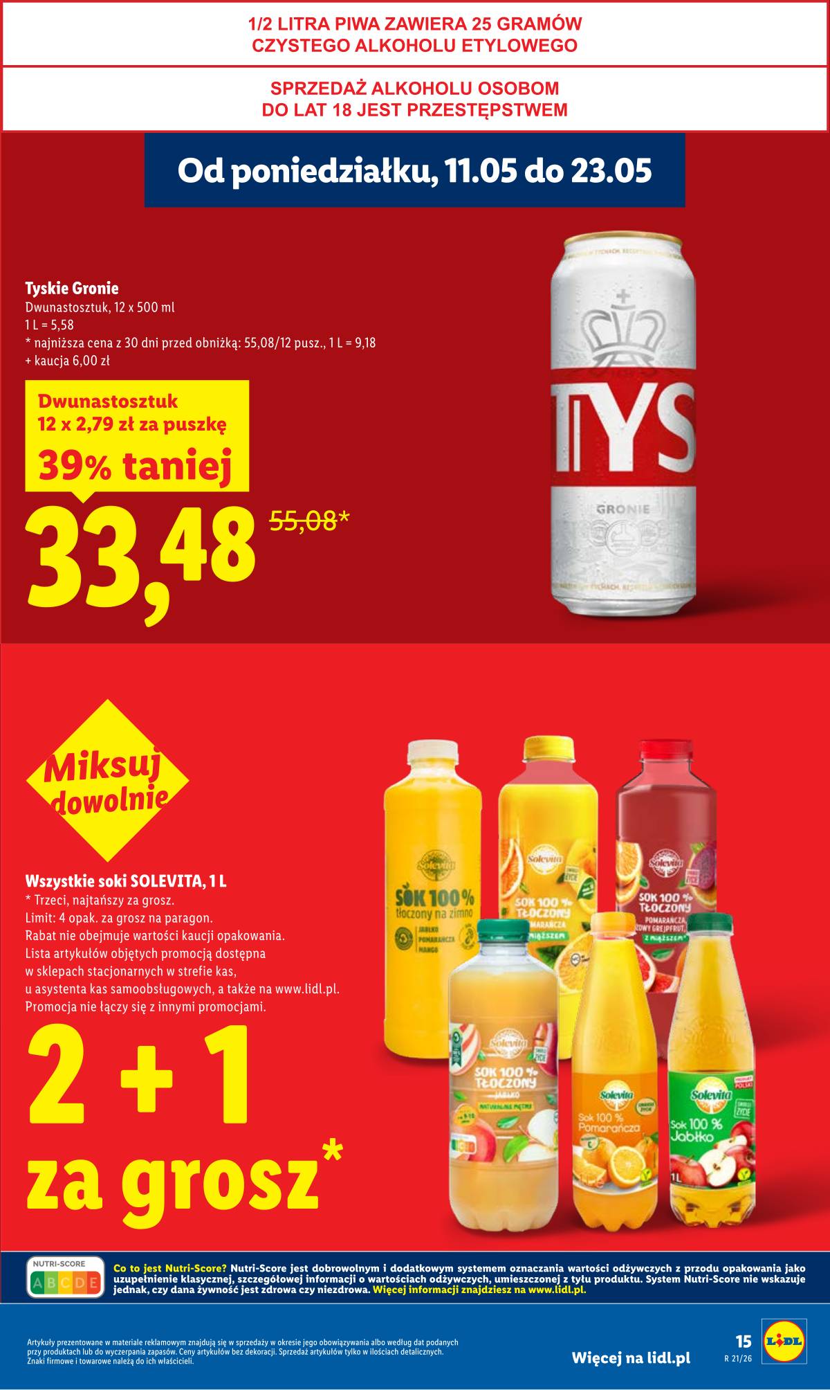 Lidl Lenkija - Gazetka ważna od 18.05 do 20.05 15 puslapis