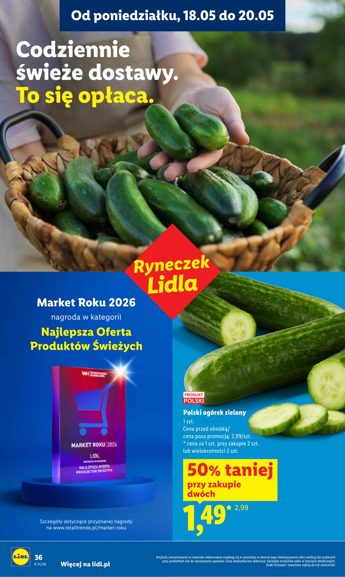 Lidl Lenkija - Gazetka ważna od 18.05 do 20.05 36 puslapis