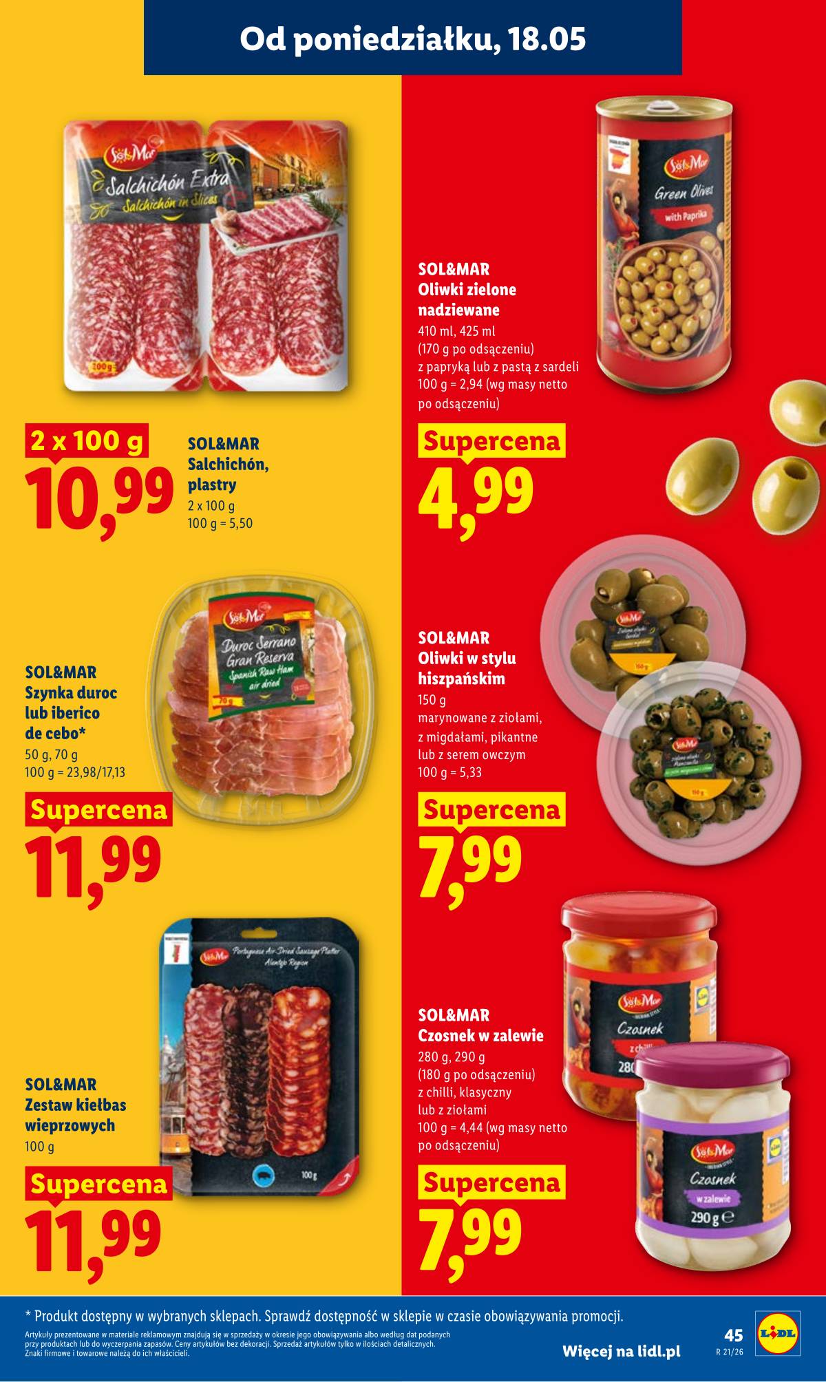 Lidl Lenkija - Gazetka ważna od 18.05 do 20.05 45 puslapis