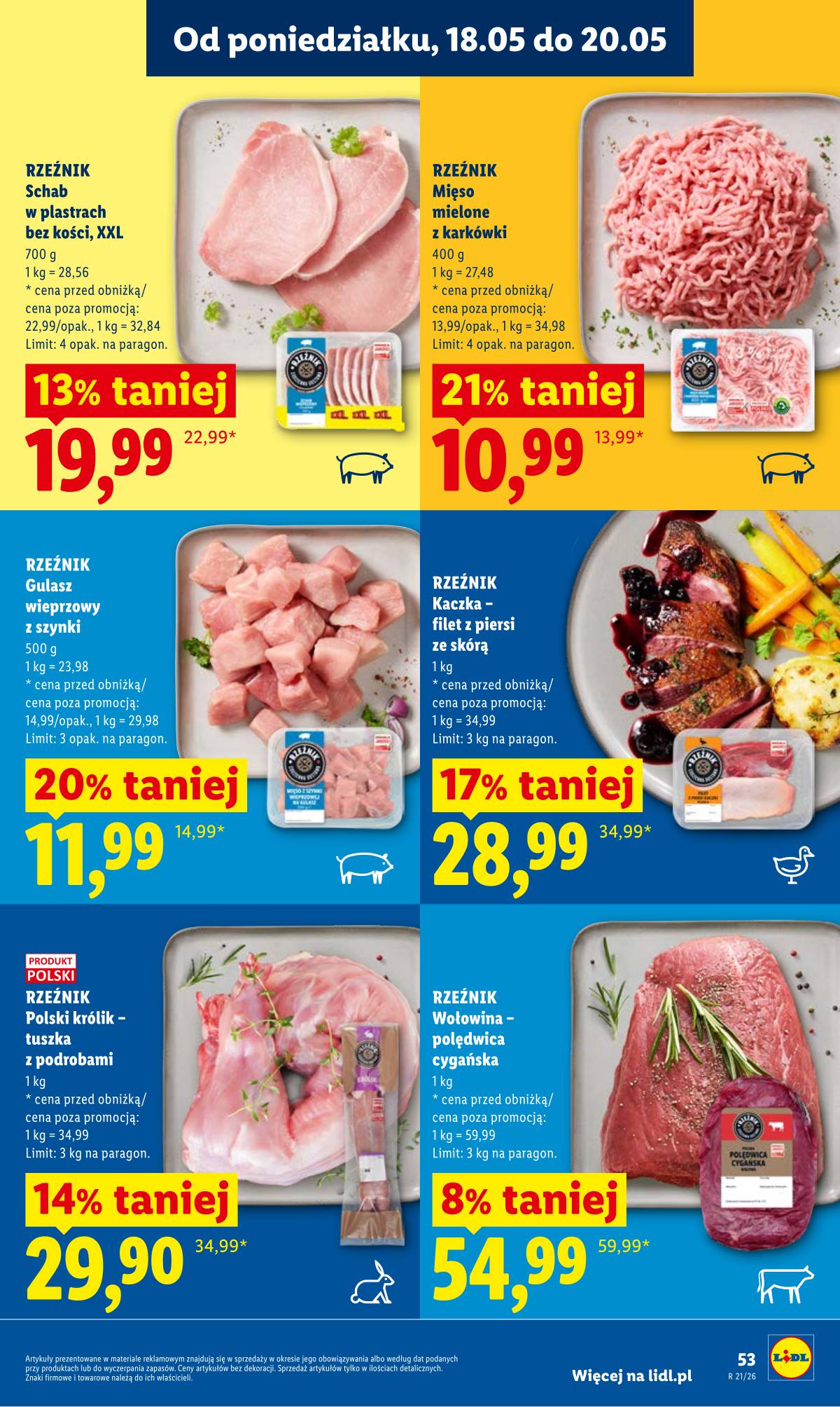 Lidl Lenkija - Gazetka ważna od 18.05 do 20.05 53 puslapis