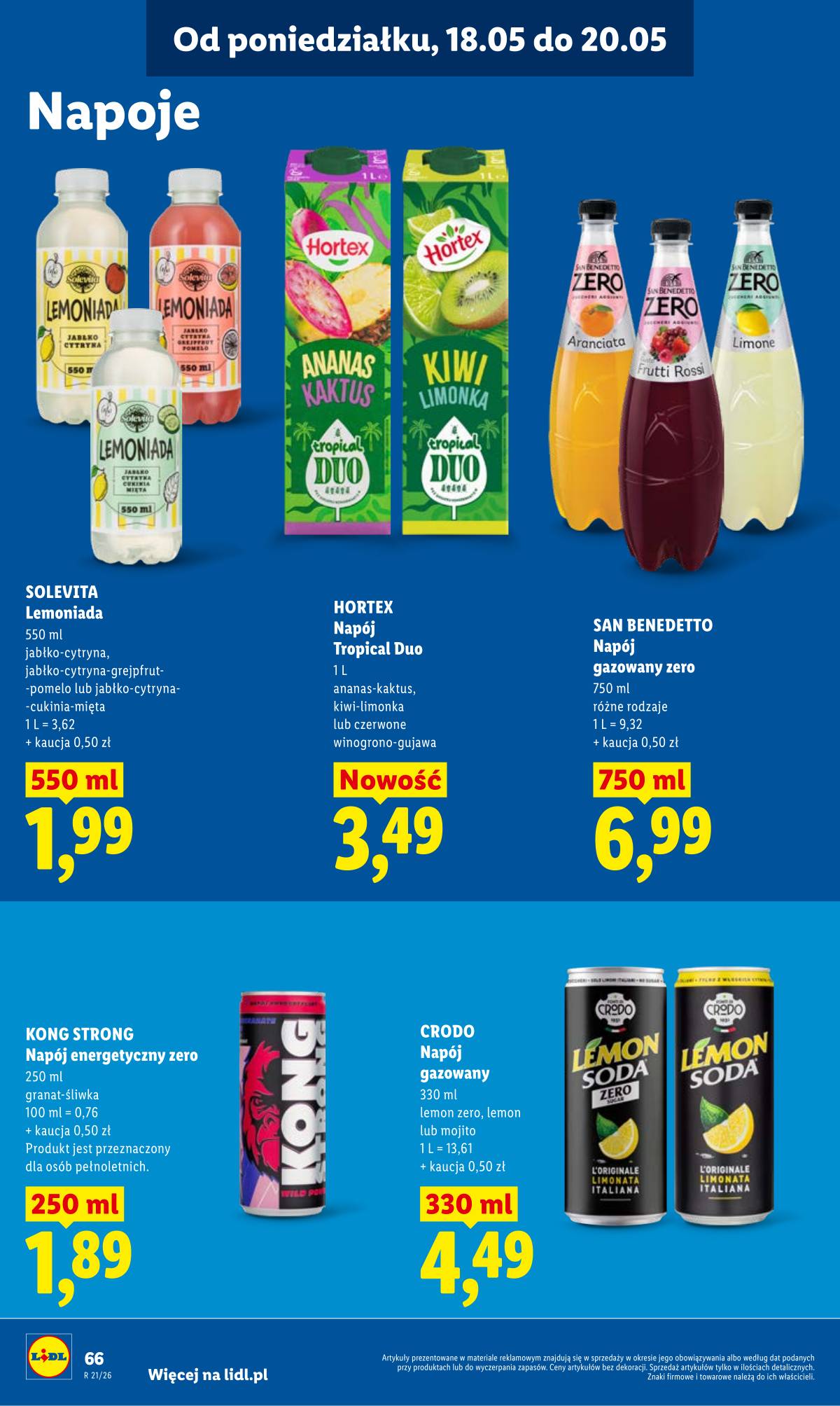 Lidl Lenkija - Gazetka ważna od 18.05 do 20.05 68 puslapis