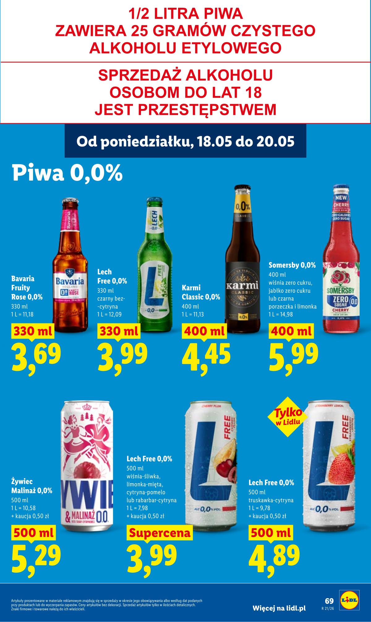 Lidl Lenkija - Gazetka ważna od 18.05 do 20.05 71 puslapis