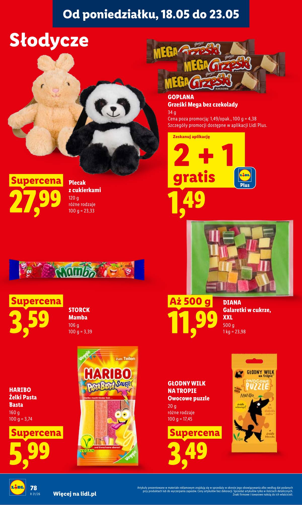 Lidl Lenkija - Gazetka ważna od 18.05 do 20.05 82 puslapis