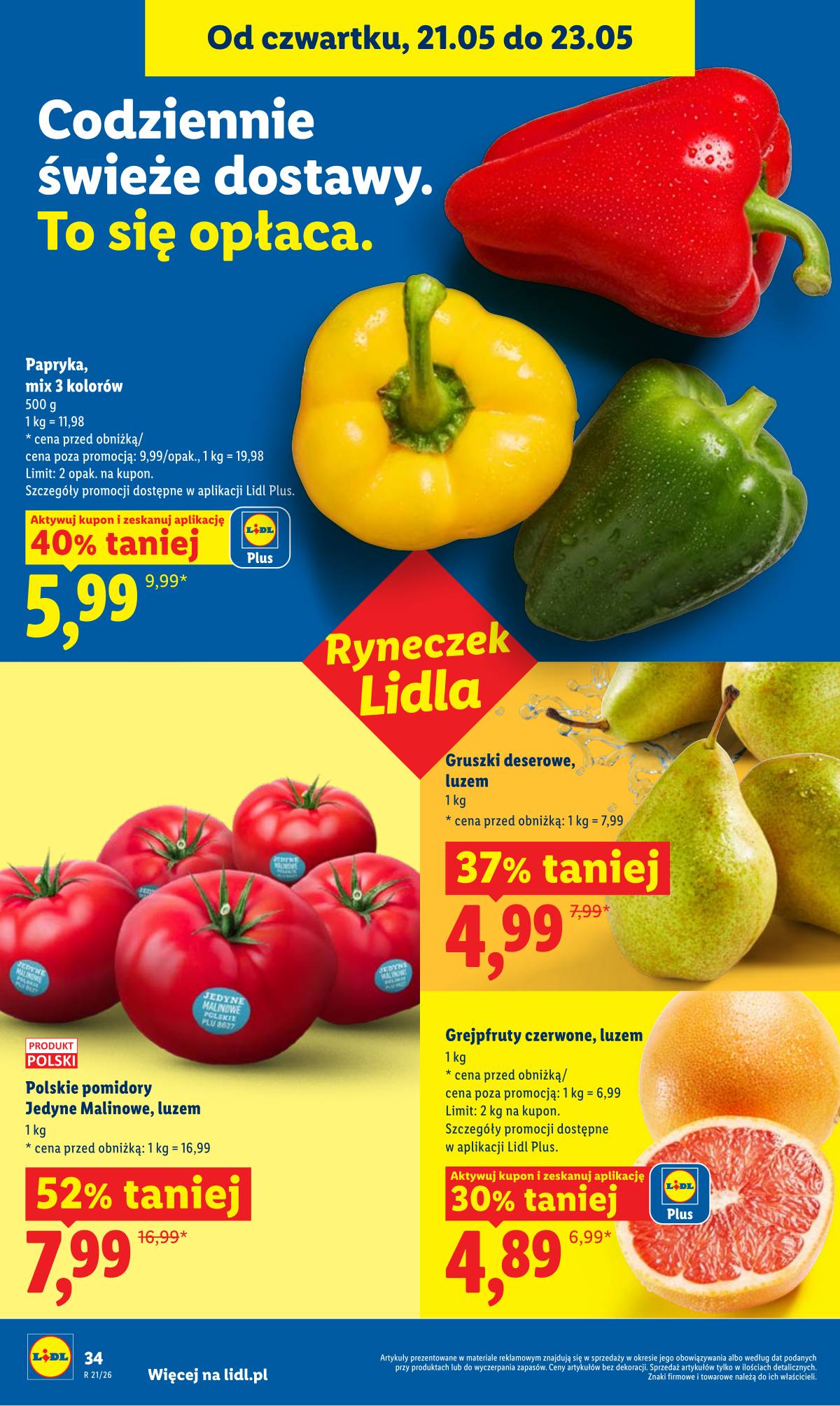Lidl Lenkija - Gazetka ważna od 21.05 do 23.05 34 puslapis