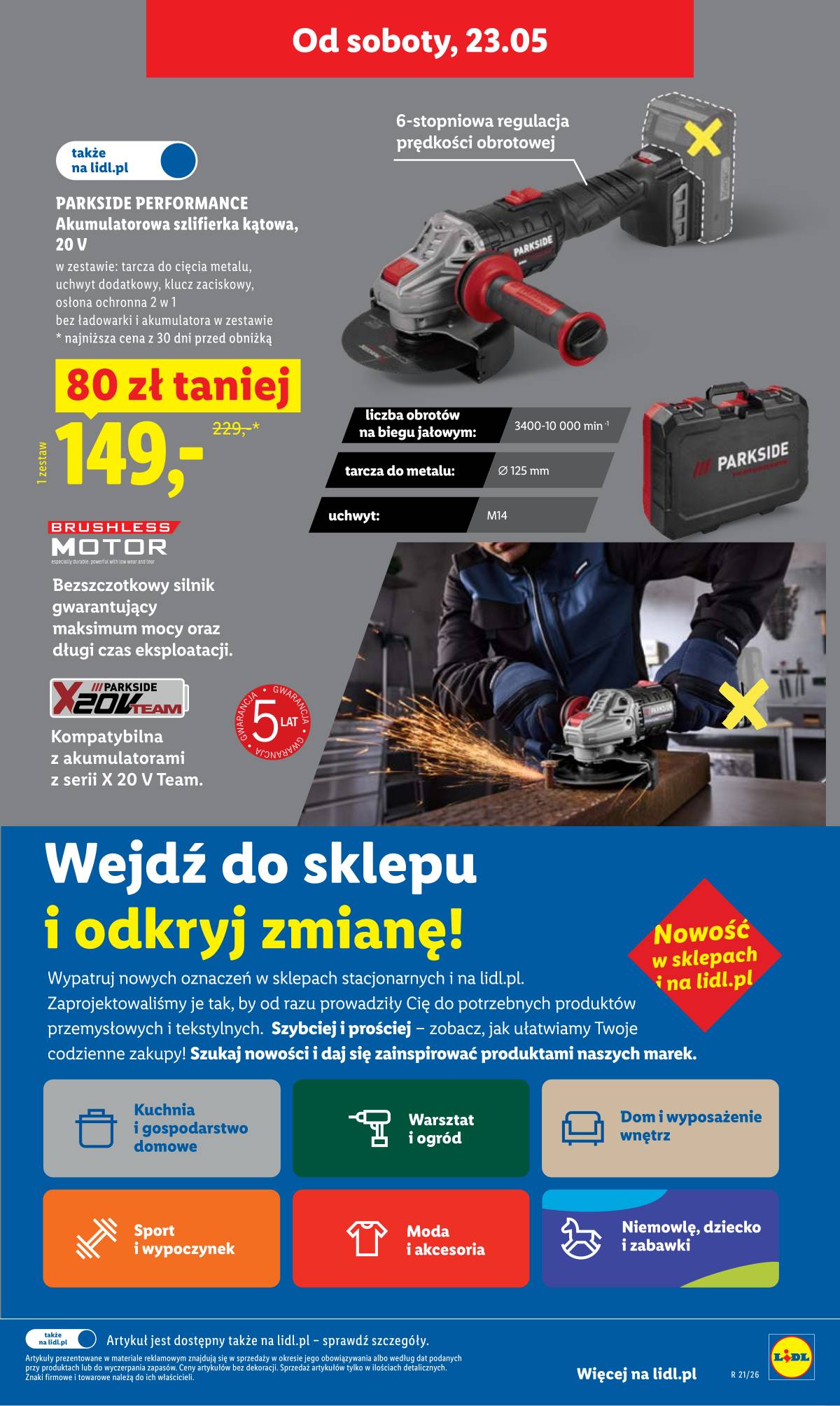 Lidl Lenkija - Gazetka ważna od 21.05 do 23.05 39 puslapis