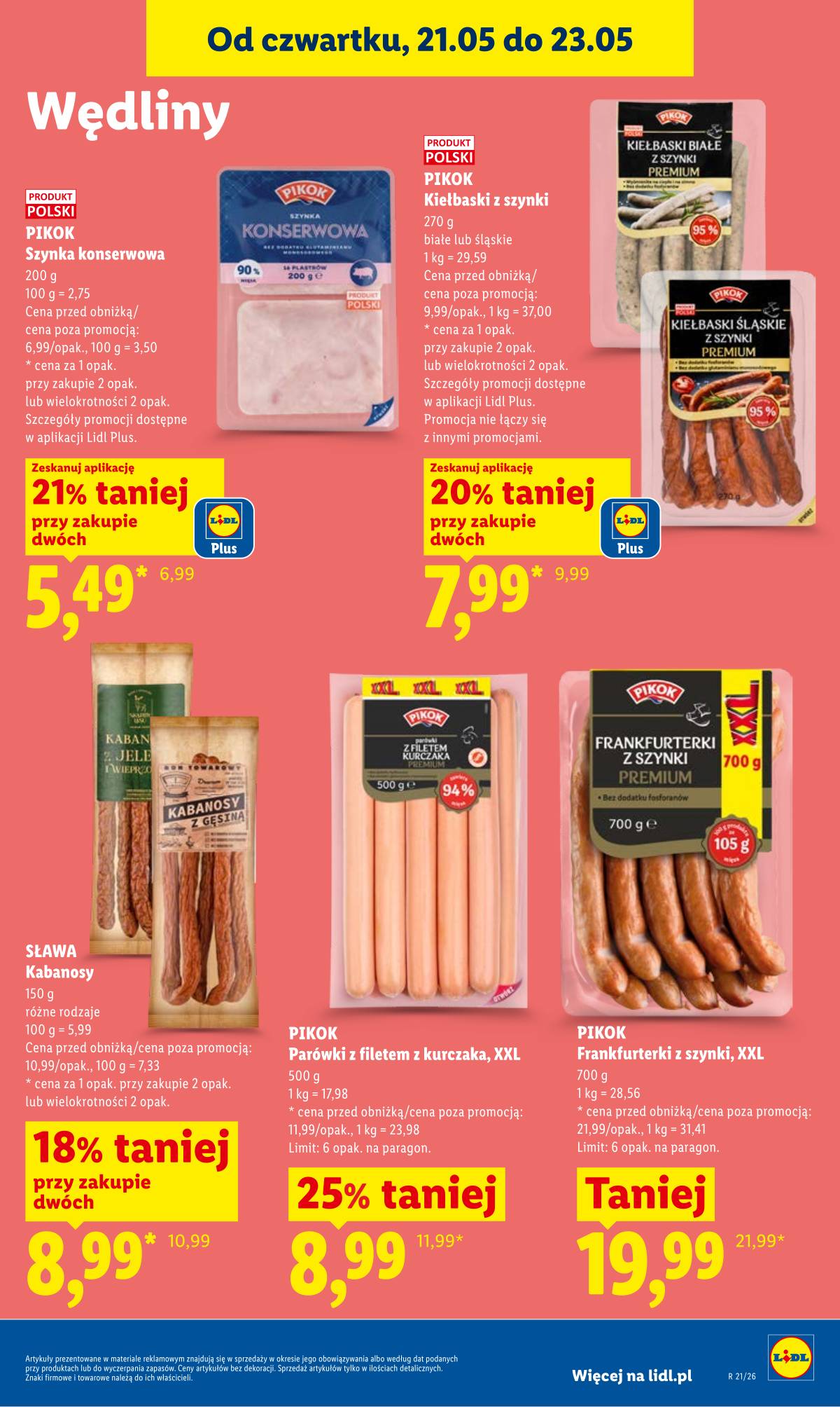 Lidl Lenkija - Gazetka ważna od 21.05 do 23.05 51 puslapis