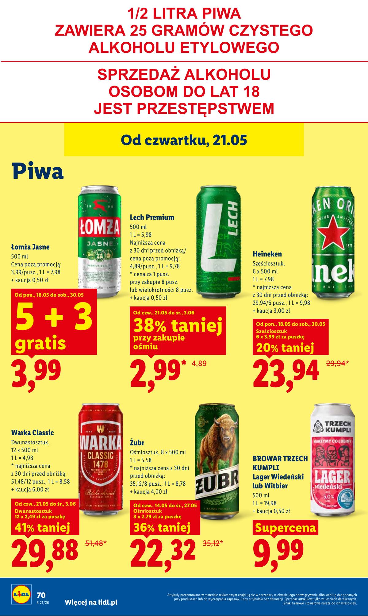 Lidl Lenkija - Gazetka ważna od 21.05 do 23.05 68 puslapis