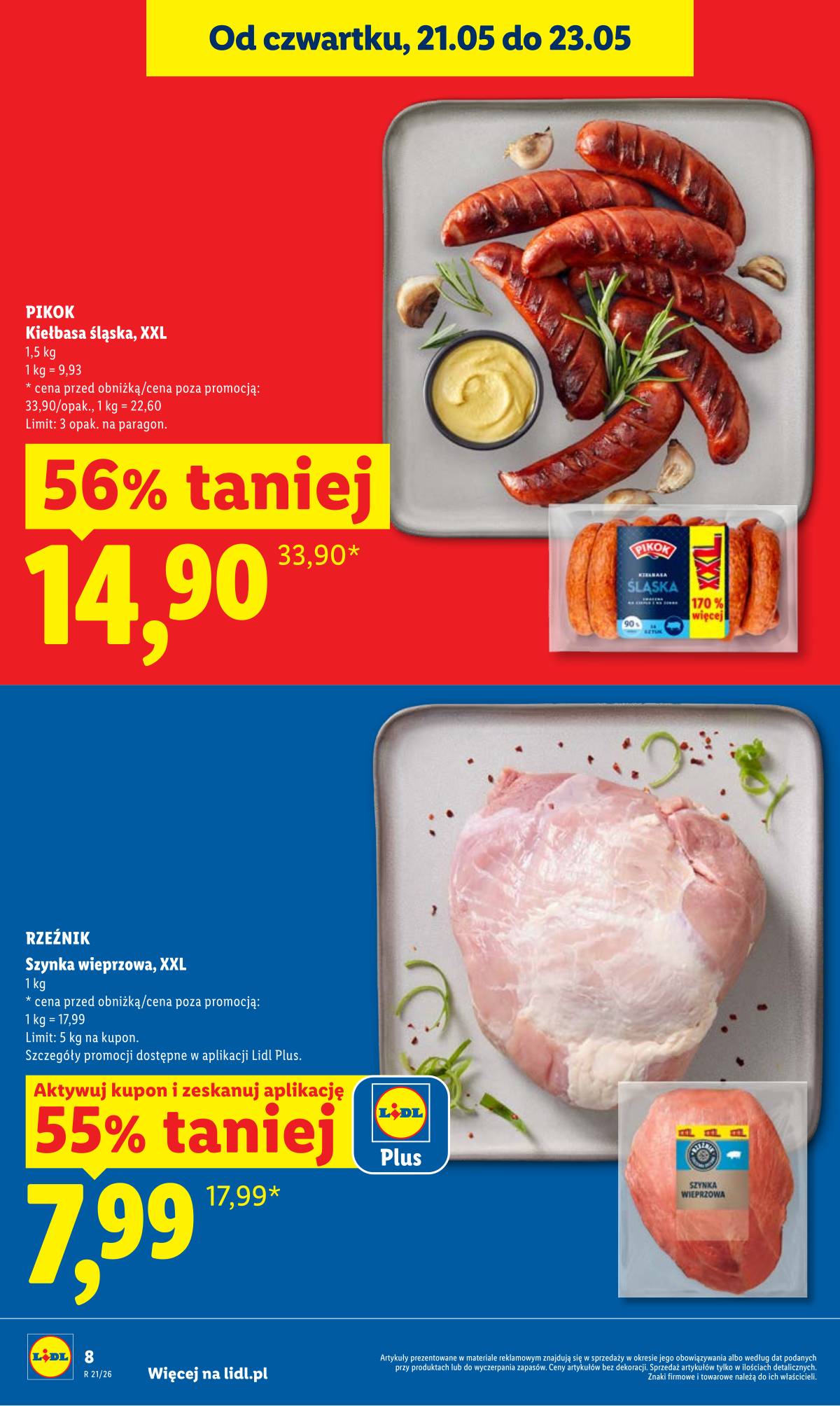 Lidl Lenkija - Gazetka ważna od 21.05 do 23.05 8 puslapis