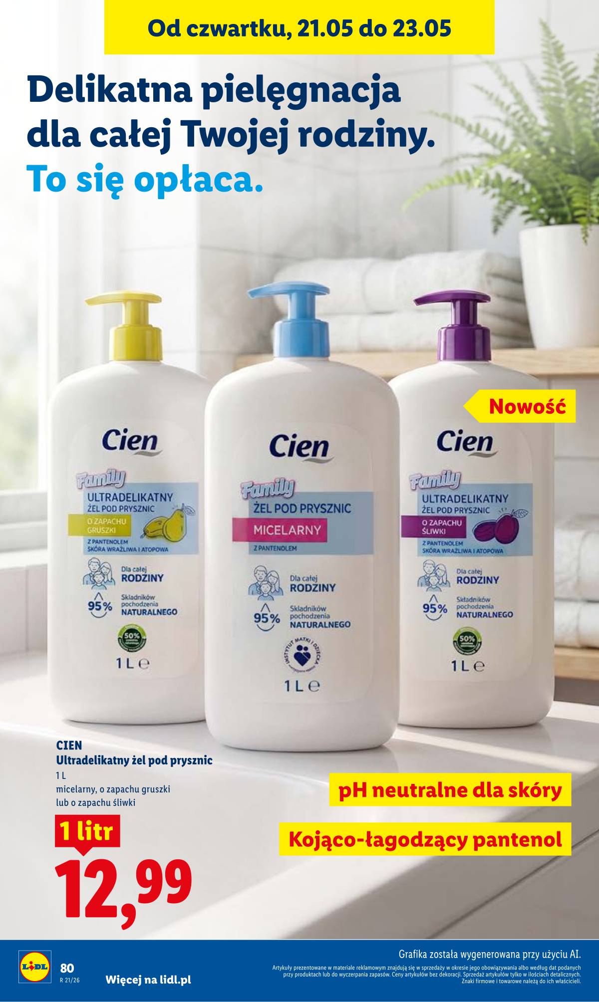 Lidl Lenkija - Gazetka ważna od 21.05 do 23.05 80 puslapis