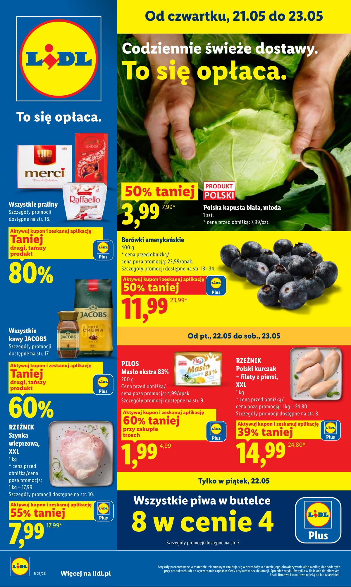 Lidl Lenkija - Gazetka ważna od 21.05 do 23.05 1 puslapis