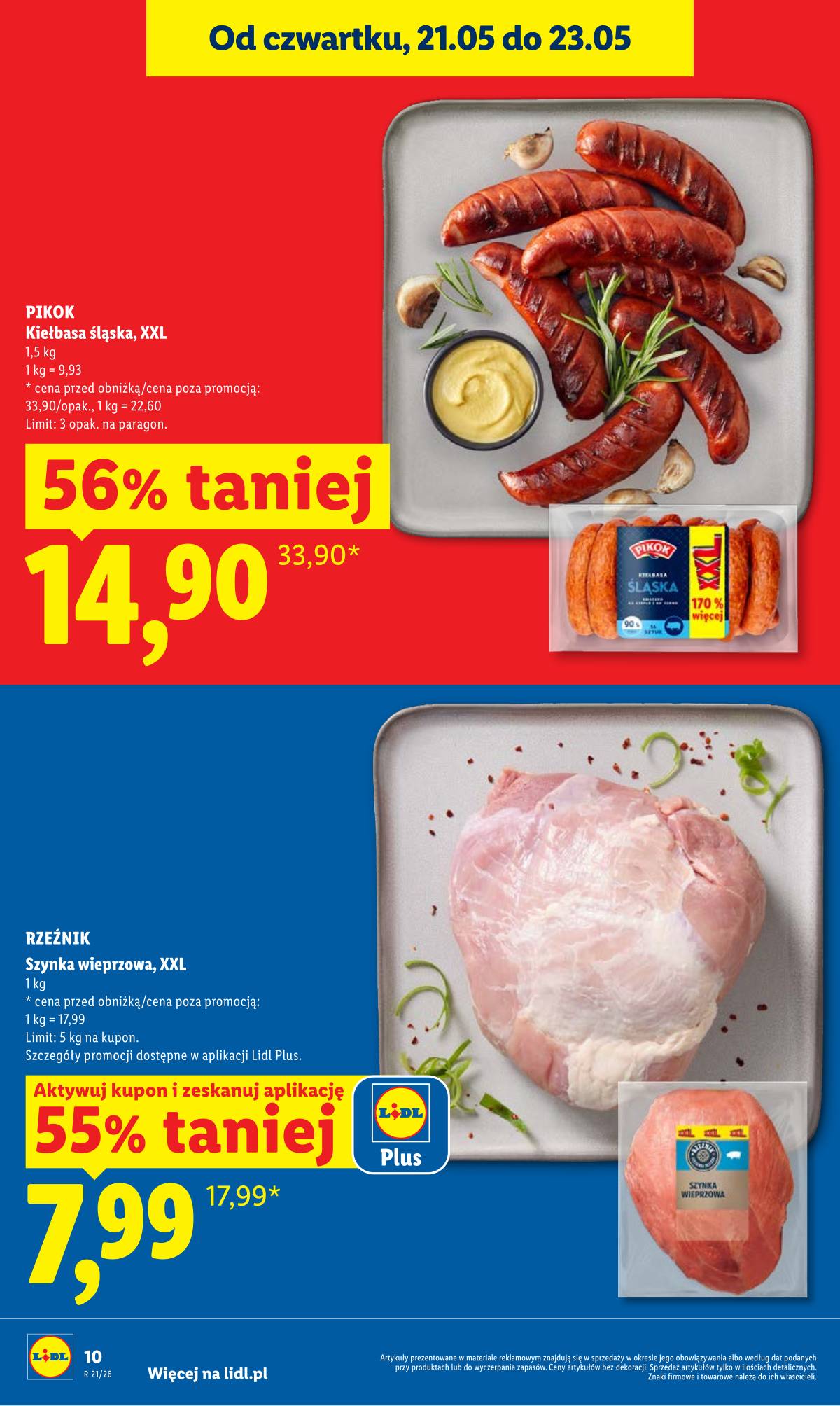 Lidl Lenkija - Gazetka ważna od 21.05 do 23.05 10 puslapis