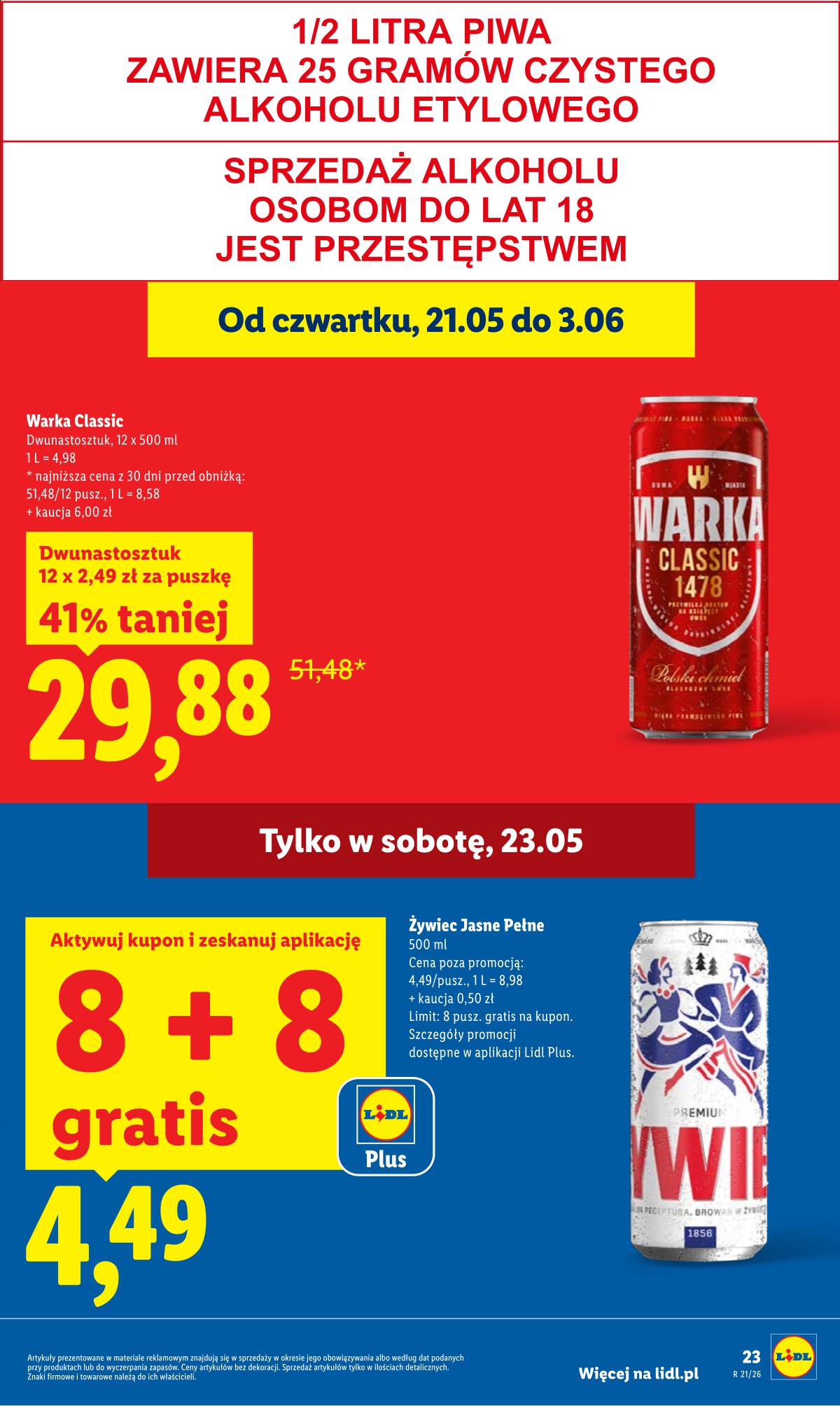 Lidl Lenkija - Gazetka ważna od 21.05 do 23.05 23 puslapis