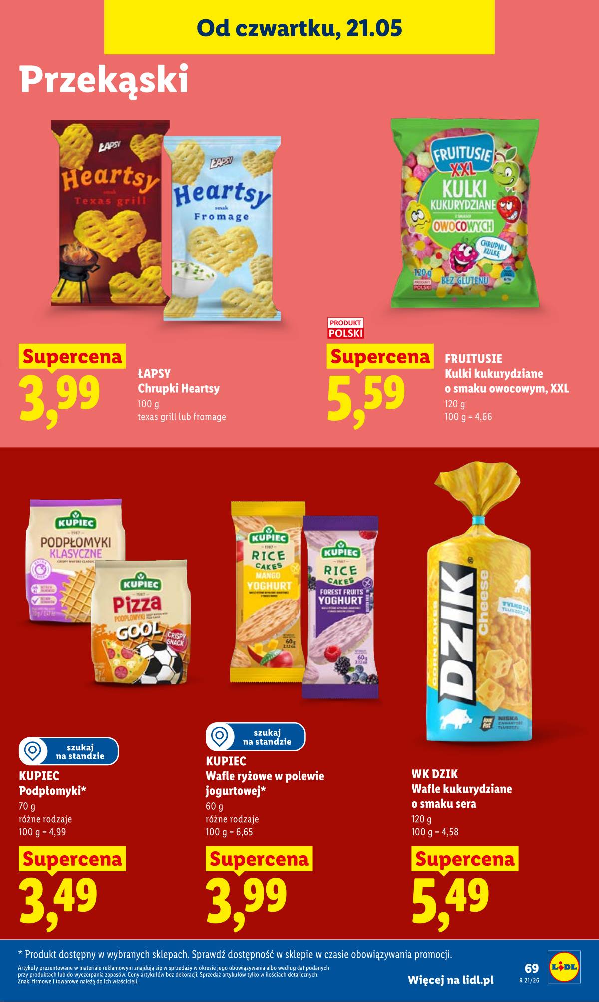 Lidl Lenkija - Gazetka ważna od 21.05 do 23.05 75 puslapis