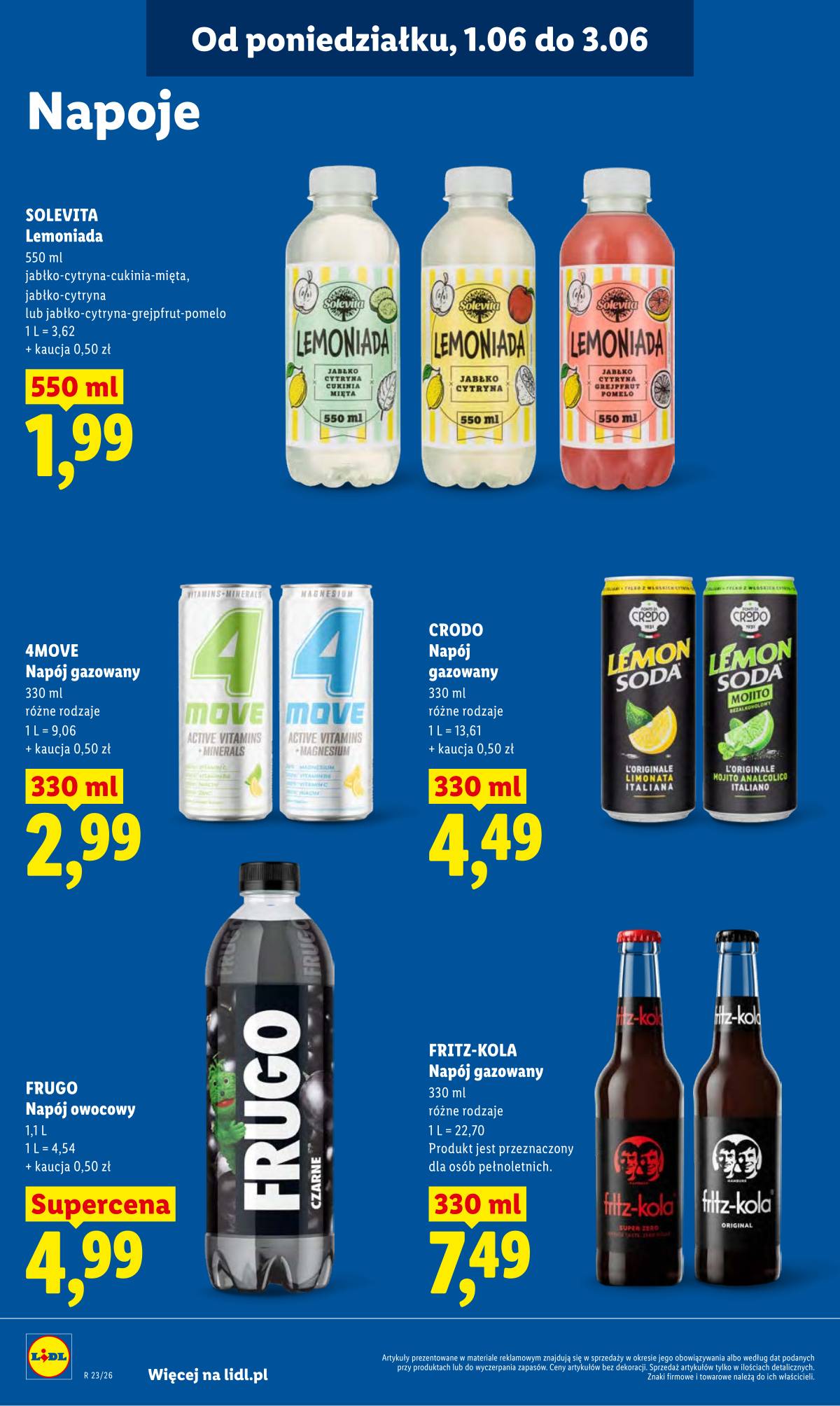 Lidl Lenkija - Gazetka ważna od 1.06 do 3.06 86 puslapis