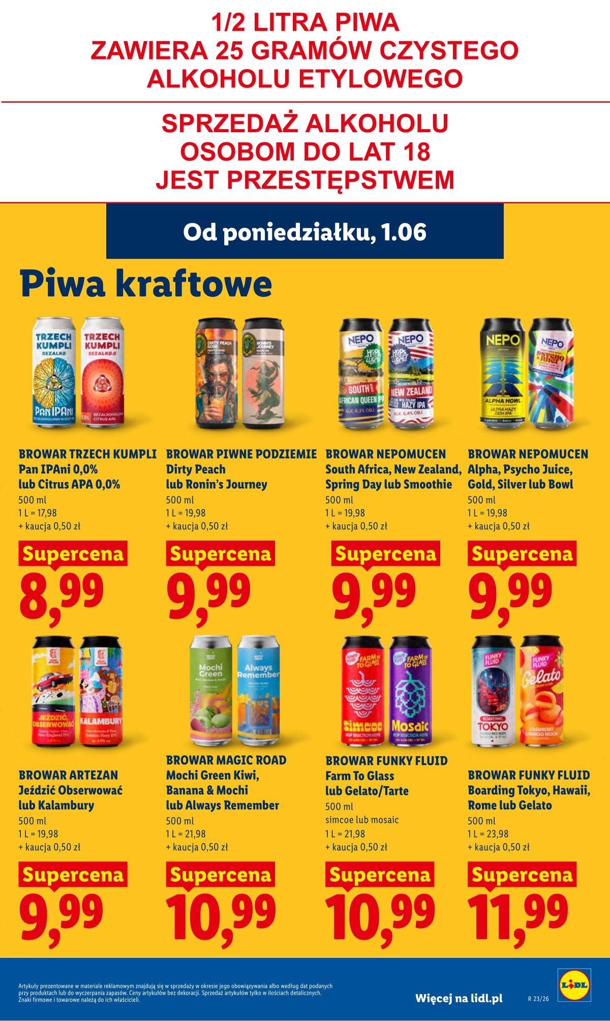Lidl Lenkija - Gazetka ważna od 1.06 do 3.06 91 puslapis