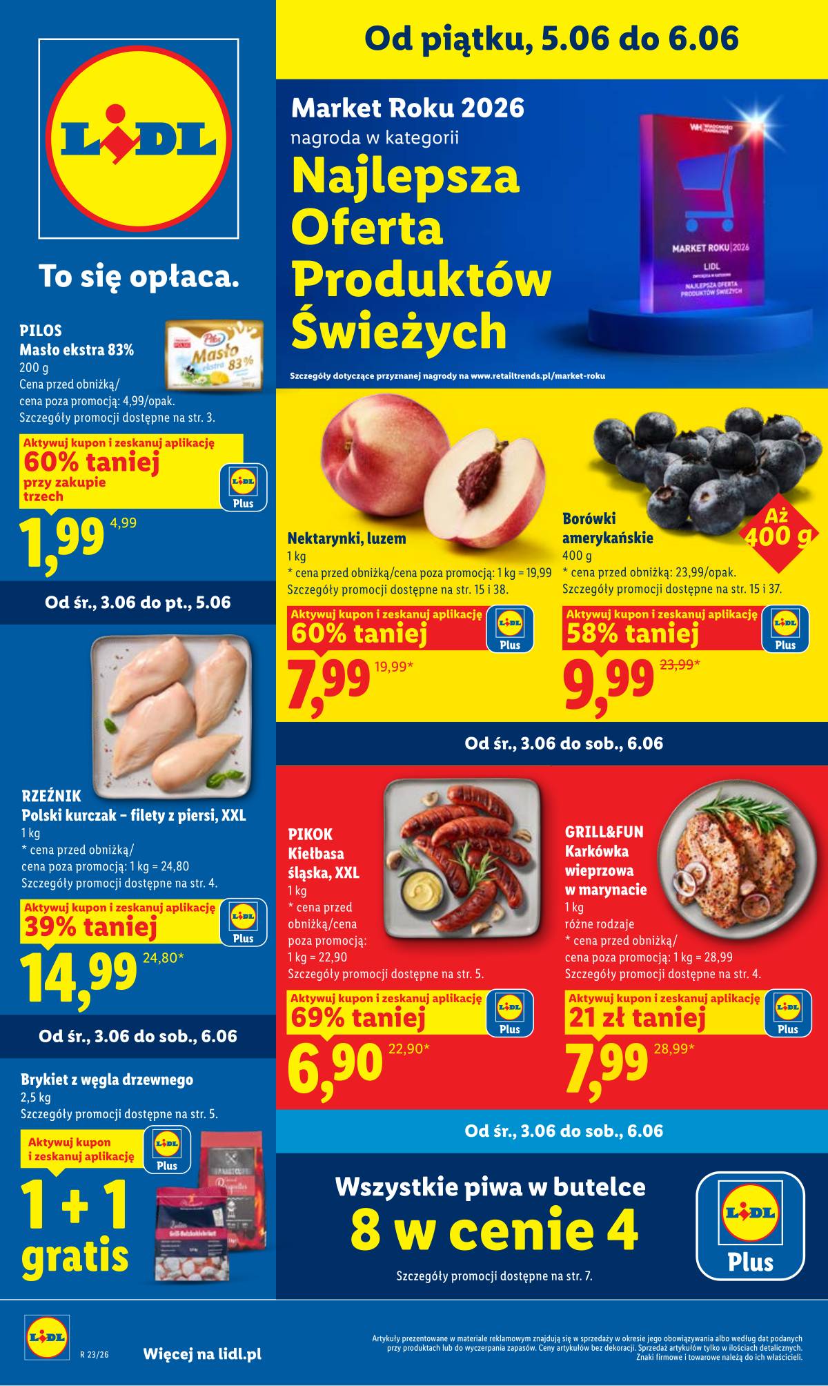 Lidl Lenkija - Gazetka ważna od 5.06 do 6.06 1 puslapis