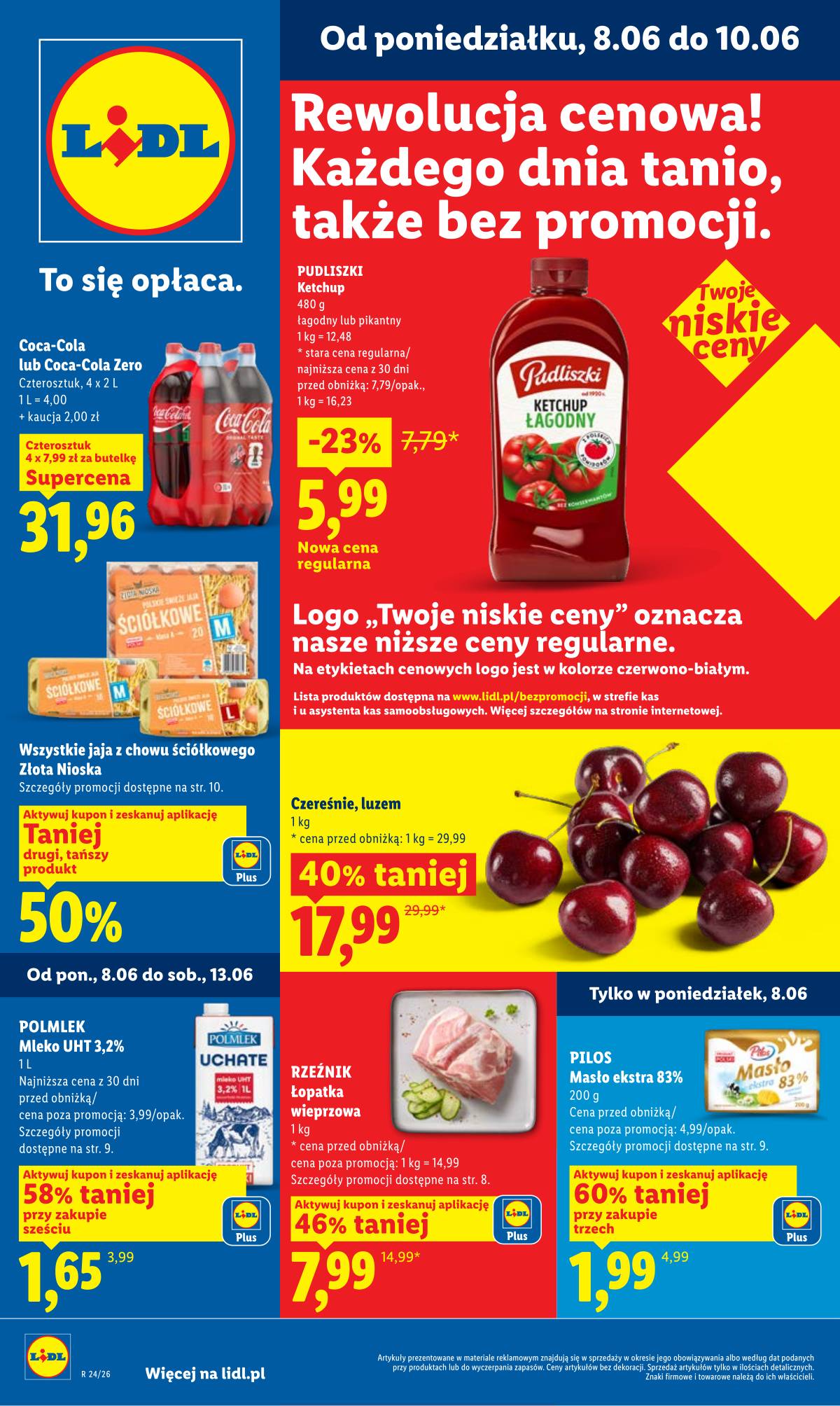 Lidl Lenkija - Gazetka ważna od 8.06 do 10.06 1 puslapis