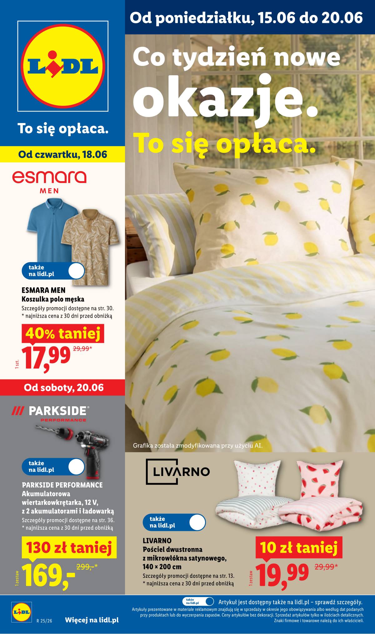 Lidl Lenkija - Katalog ważny od 15.06 1 puslapis