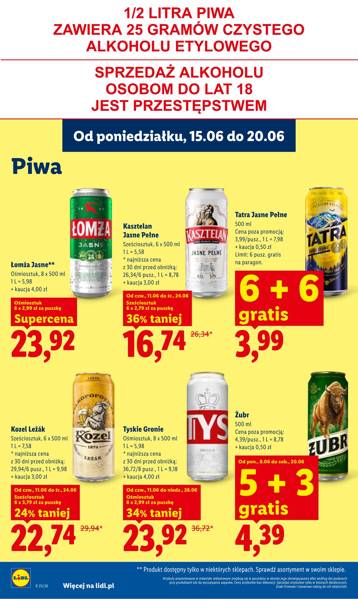 Lidl Lenkija - Gazetka ważna od 15.06 do 17.06 78 puslapis