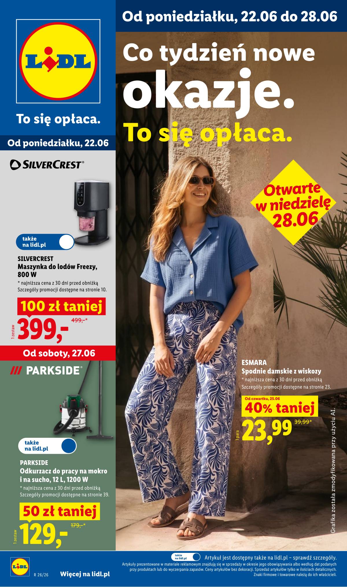 Lidl Lenkija - Katalog ważny od 22.06 1 puslapis