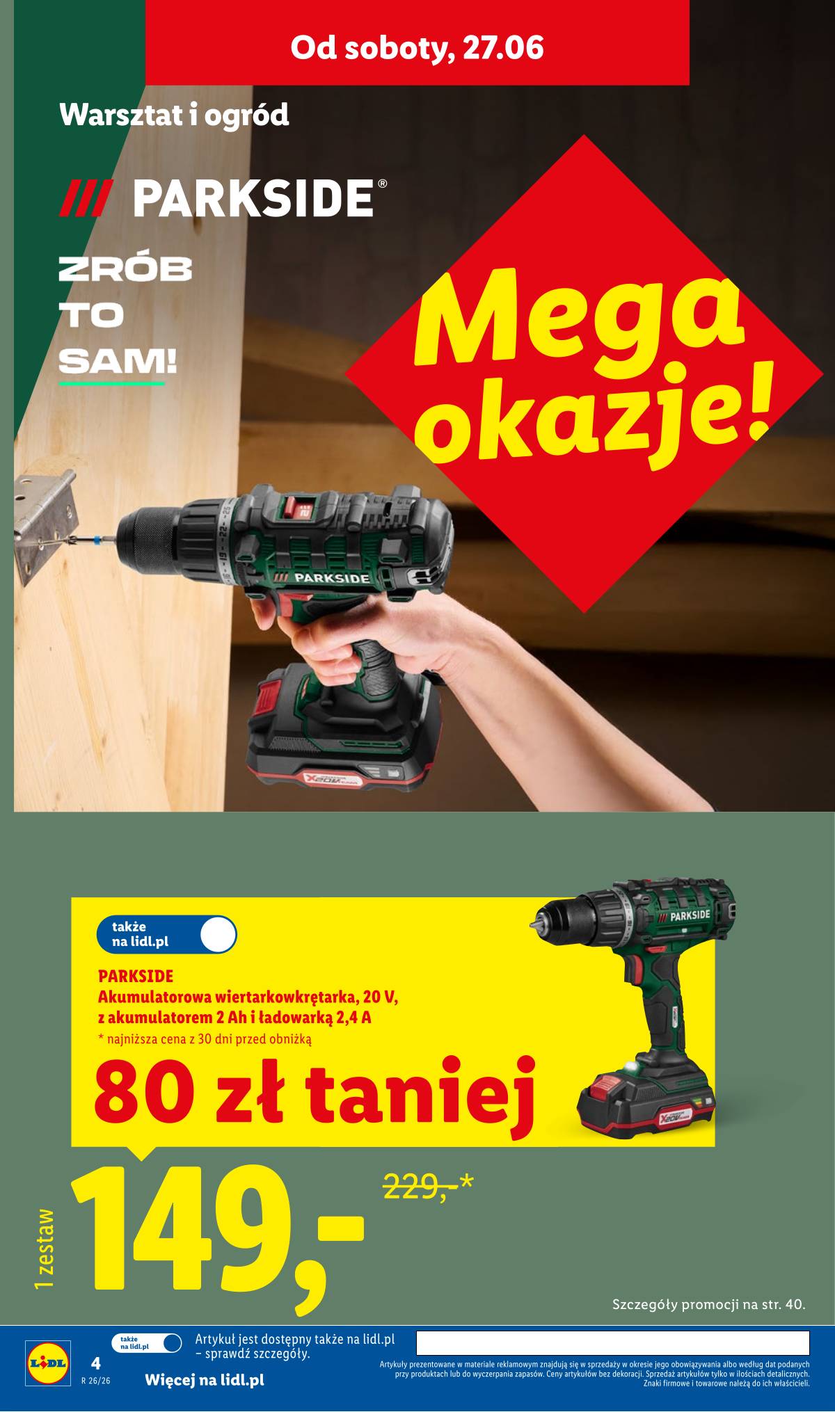 Lidl Lenkija - Katalog ważny od 22.06 4 puslapis
