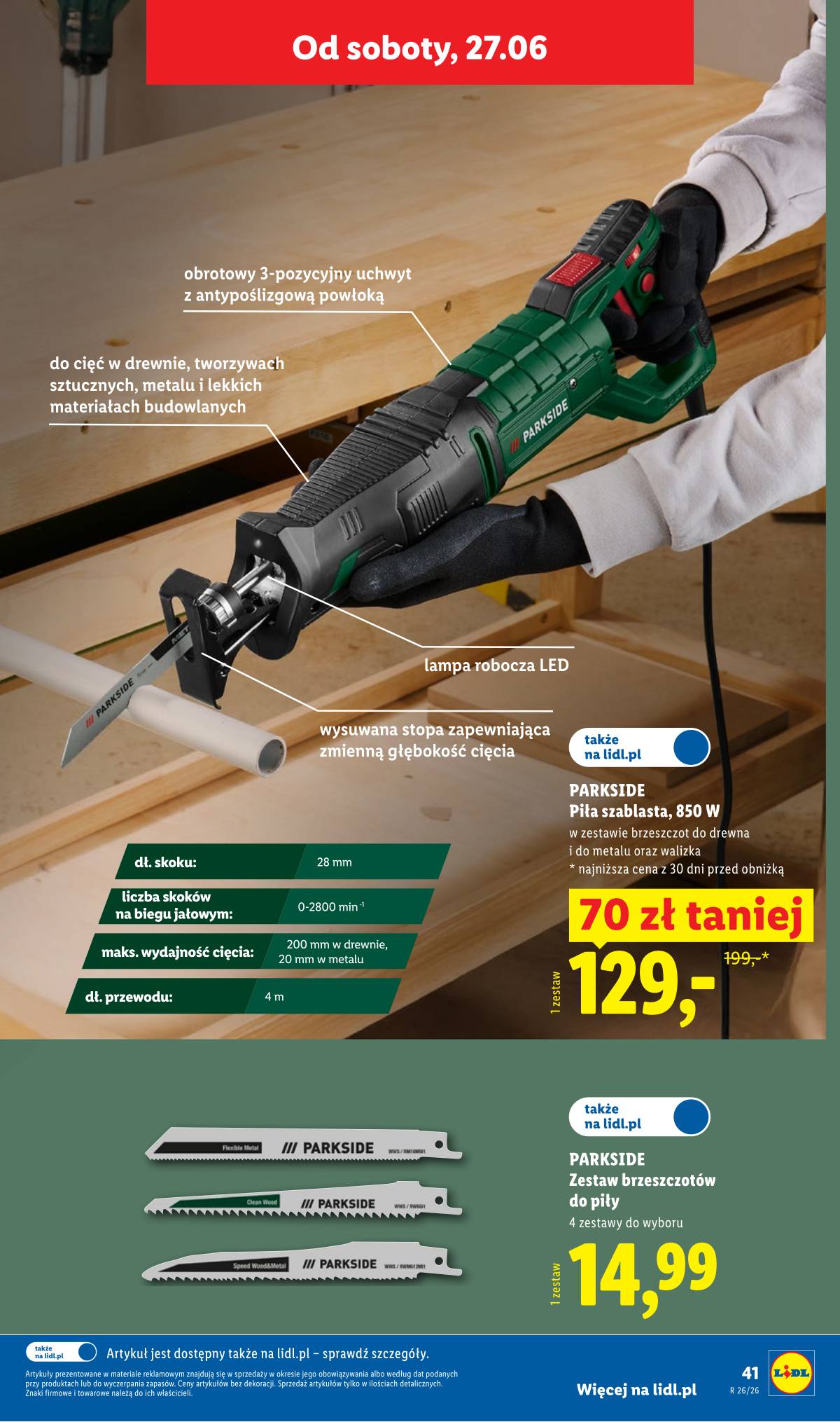 Lidl Lenkija - Katalog ważny od 22.06 47 puslapis