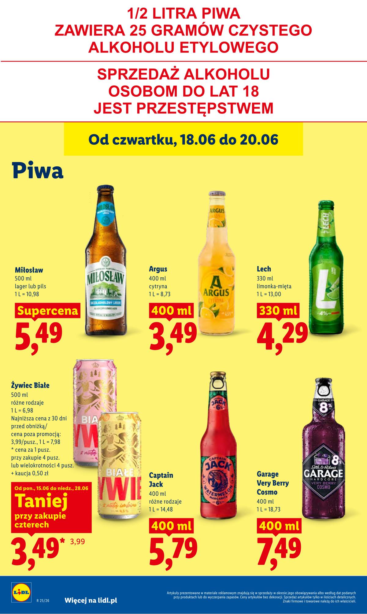 Lidl Lenkija - Gazetka ważna od 18.06 do 20.06 62 puslapis