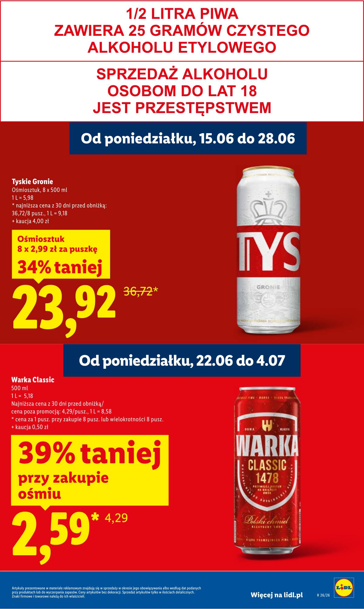 Lidl Lenkija - Gazetka ważna od 22.06 do 24.06 15 puslapis