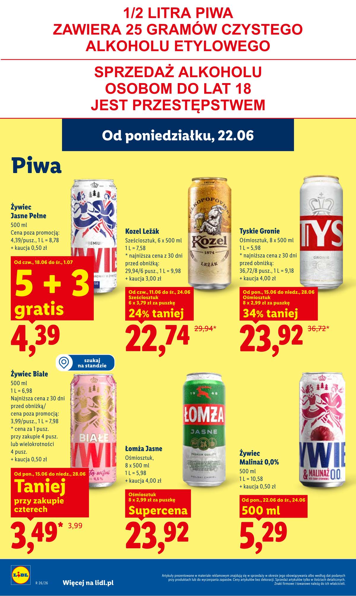 Lidl Lenkija - Gazetka ważna od 22.06 do 24.06 74 puslapis