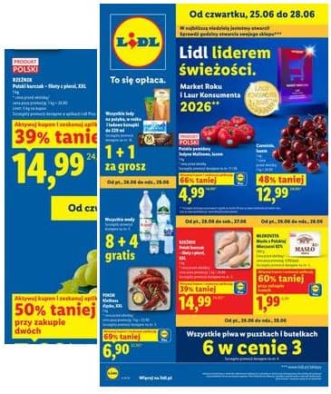 Lidl Lenkija - Gazetka ważna od 25.06 do 28.06 2026-06-25 – 2026-06-28