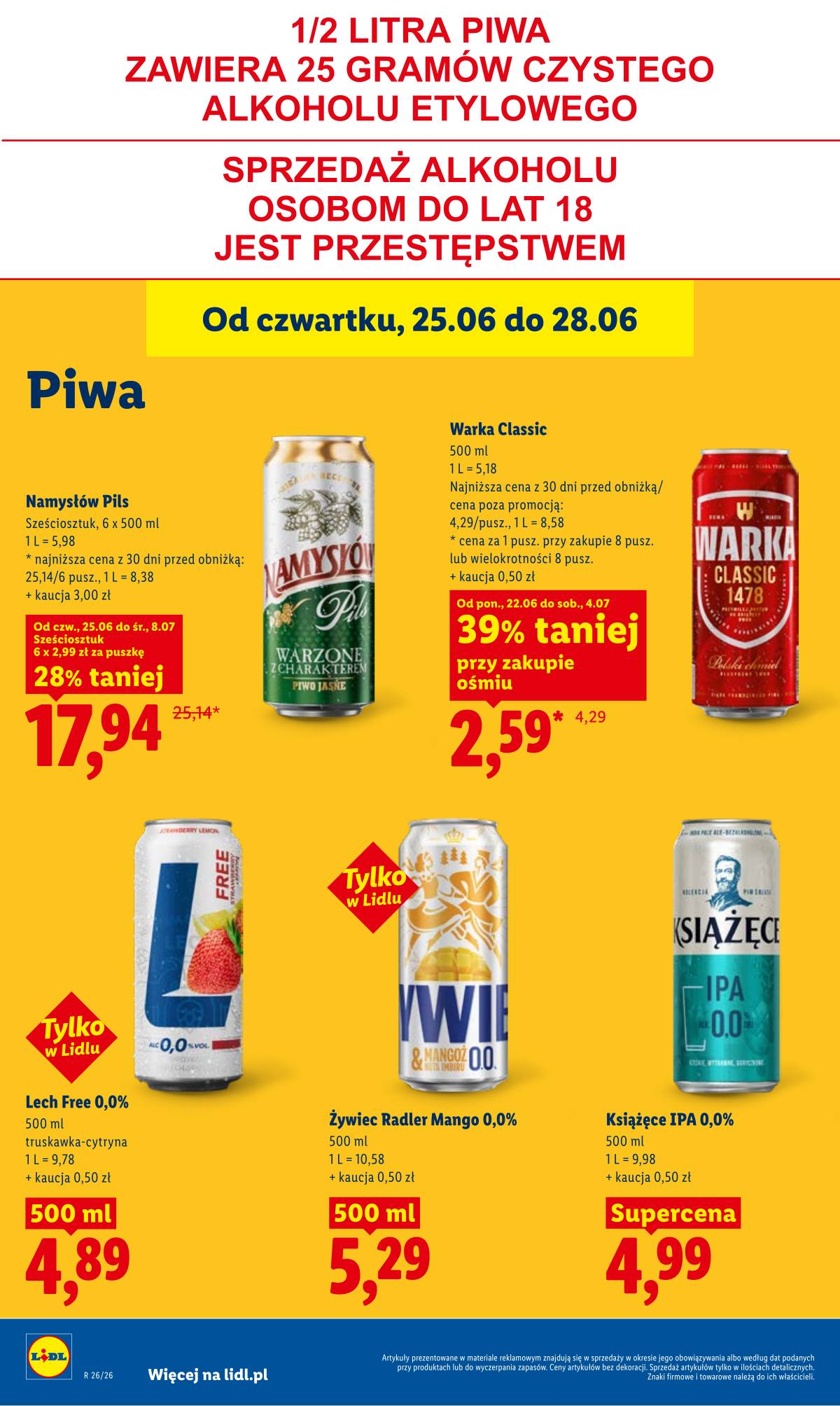 Lidl Lenkija - Gazetka ważna od 25.06 do 28.06 72 puslapis