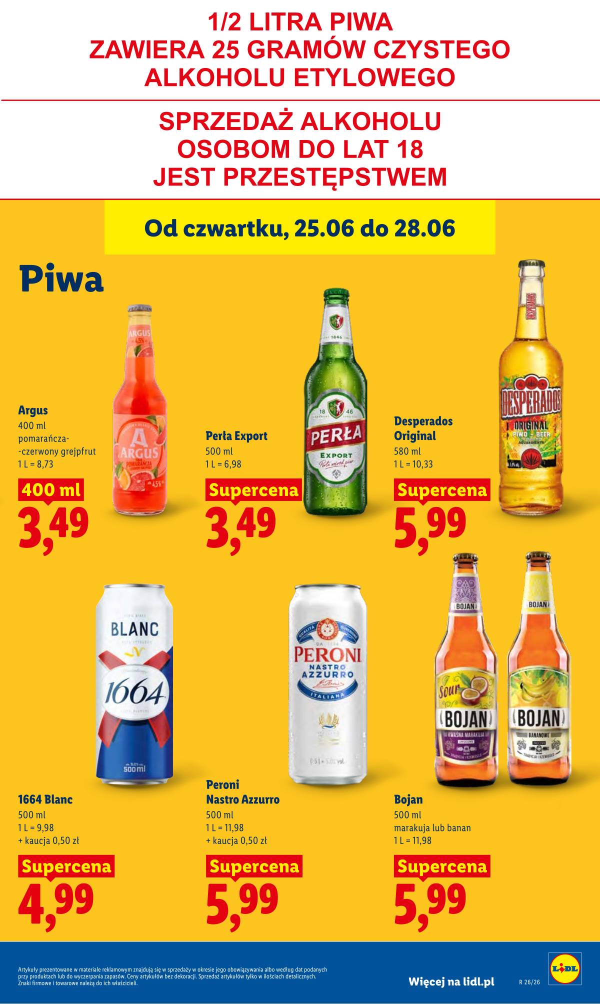 Lidl Lenkija - Gazetka ważna od 25.06 do 28.06 73 puslapis