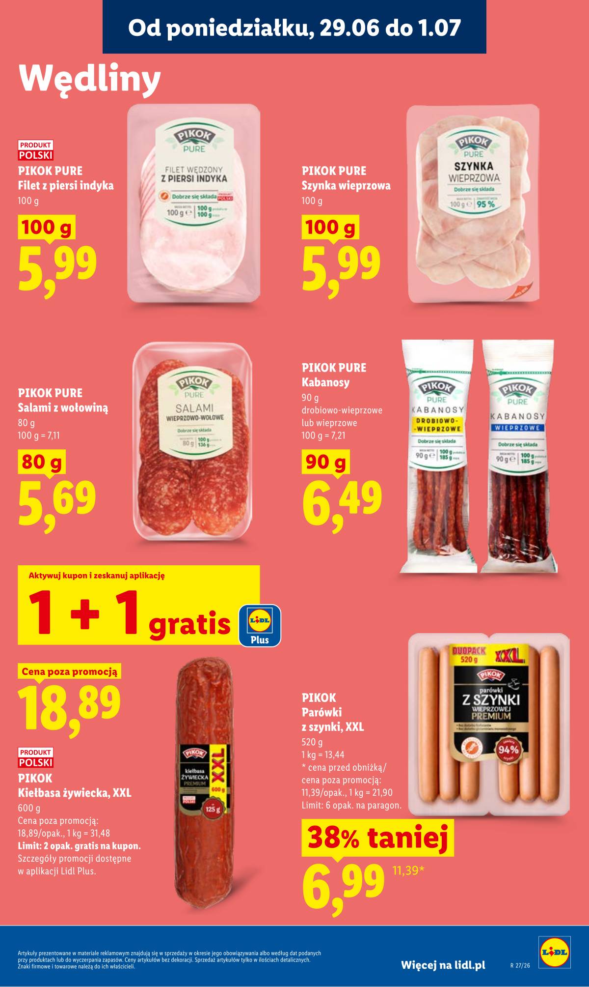 Lidl Lenkija - Gazetka ważna od 29.06 do 1.07 43 puslapis