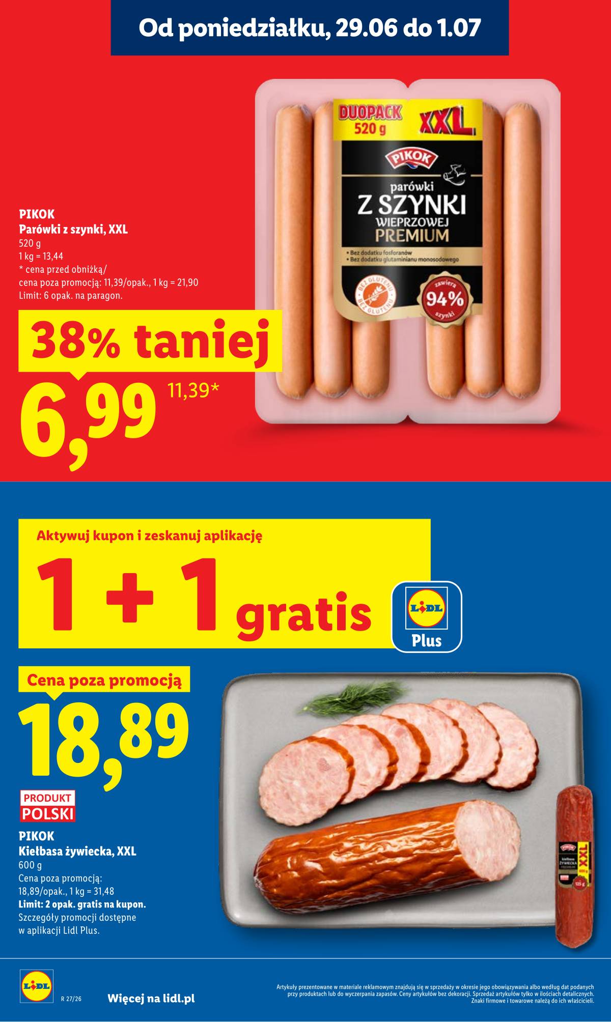 Lidl Lenkija - Gazetka ważna od 29.06 do 1.07 6 puslapis