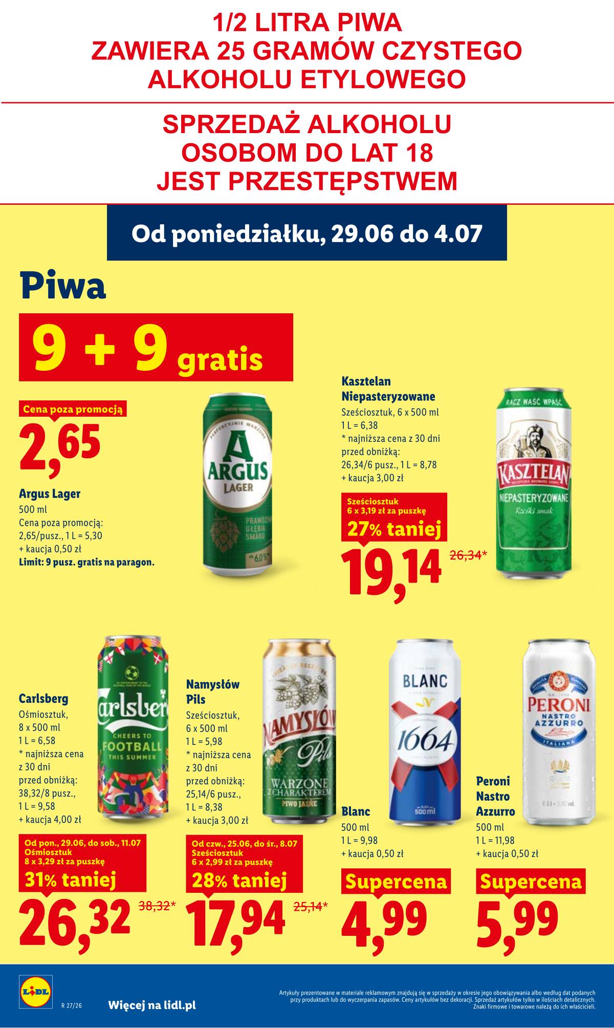 Lidl Lenkija - Gazetka ważna od 29.06 do 1.07 66 puslapis
