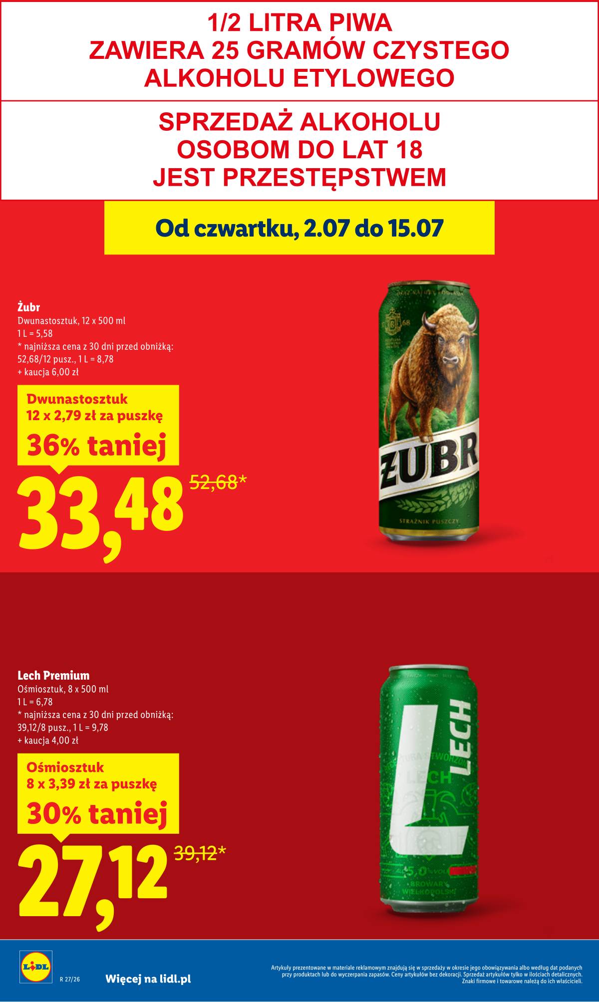 Lidl Lenkija - Gazetka ważna od 2.07 do 4.07 22 puslapis