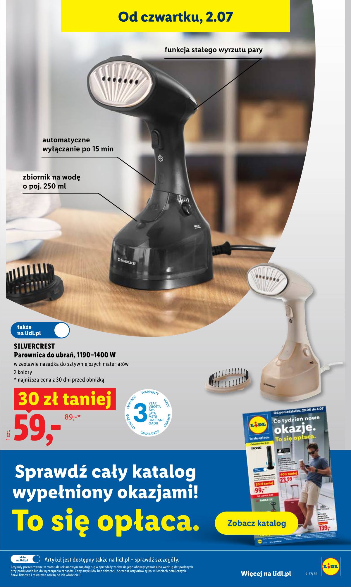 Lidl Lenkija - Gazetka ważna od 2.07 do 4.07 31 puslapis