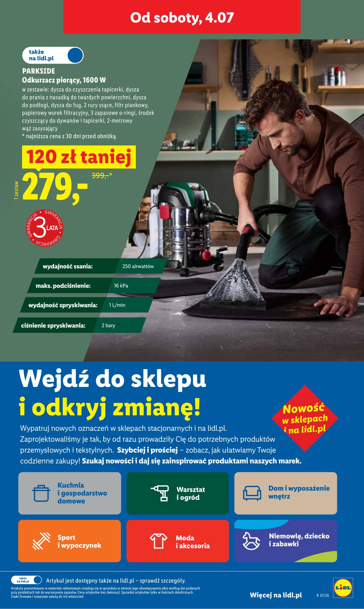 Lidl Lenkija - Gazetka ważna od 2.07 do 4.07 33 puslapis