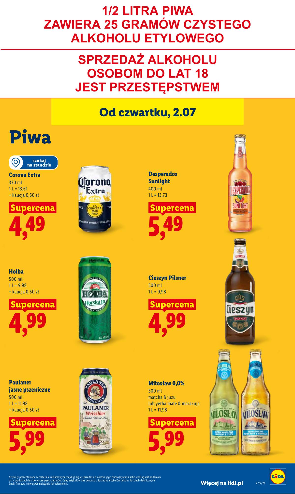 Lidl Lenkija - Gazetka ważna od 2.07 do 4.07 65 puslapis