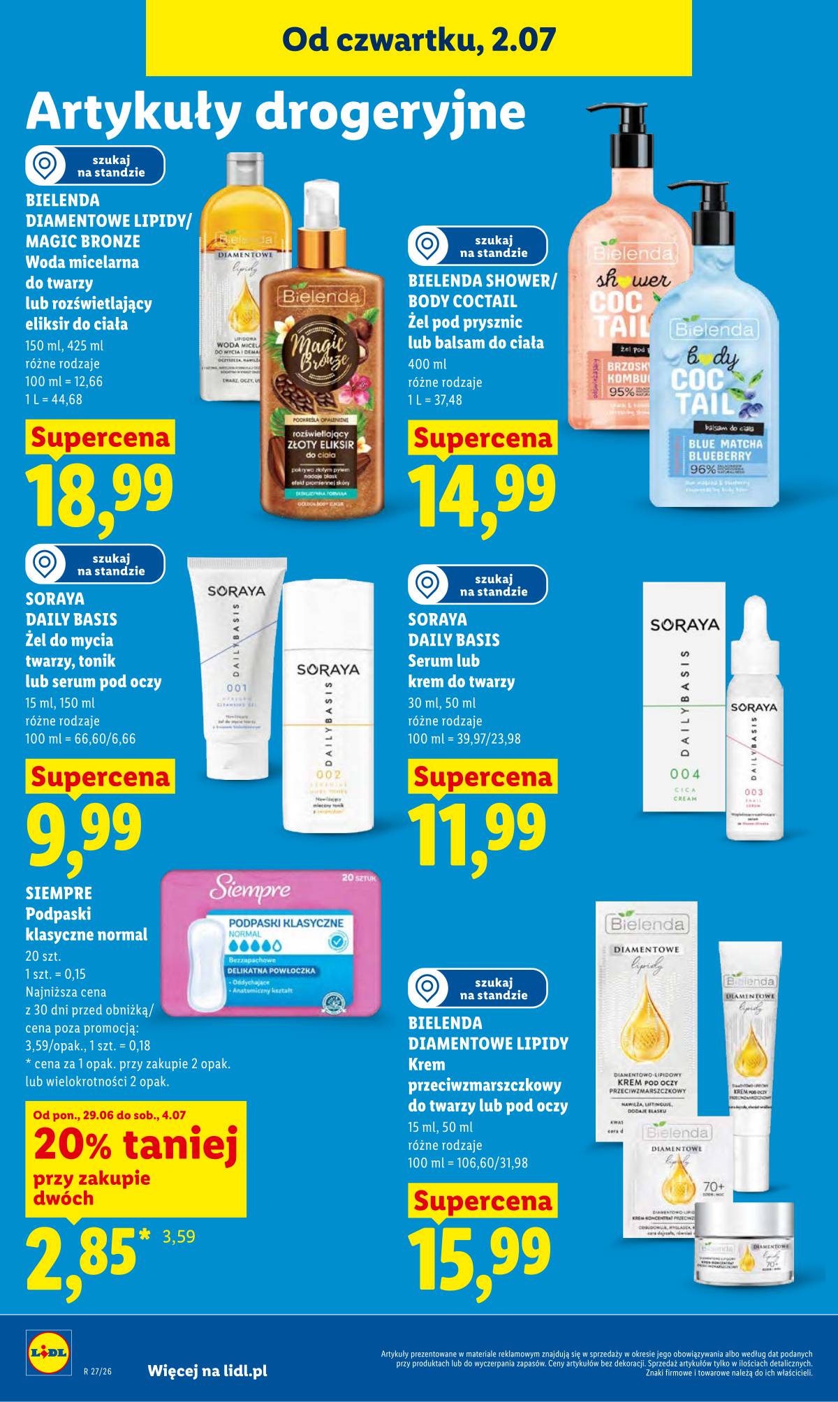 Lidl Lenkija - Gazetka ważna od 2.07 do 4.07 84 puslapis