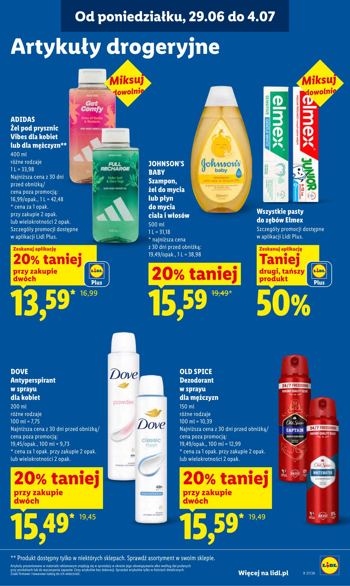 Lidl Lenkija - Gazetka ważna od 2.07 do 4.07 85 puslapis