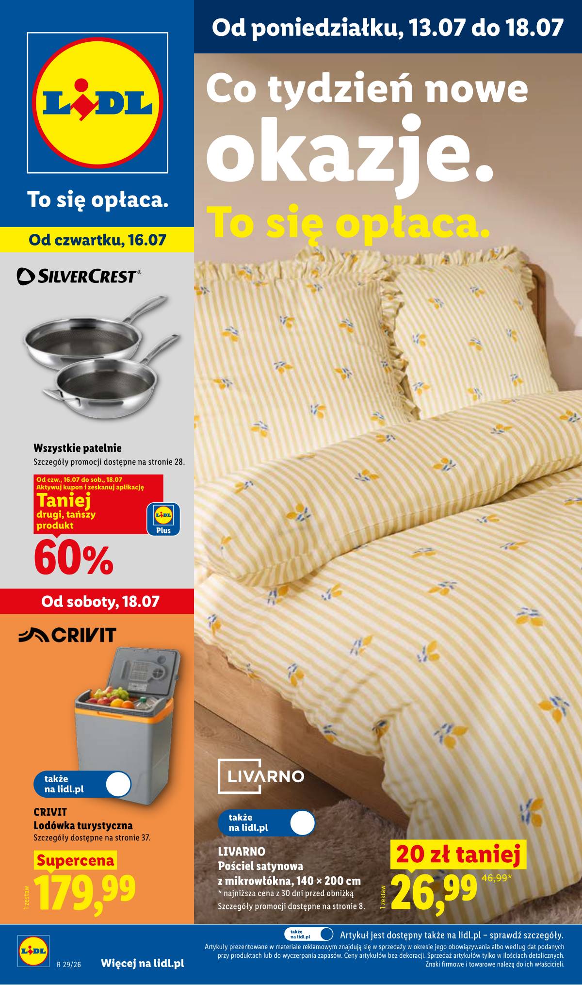 Lidl Lenkija - Katalog ważny od 13.07 1 puslapis