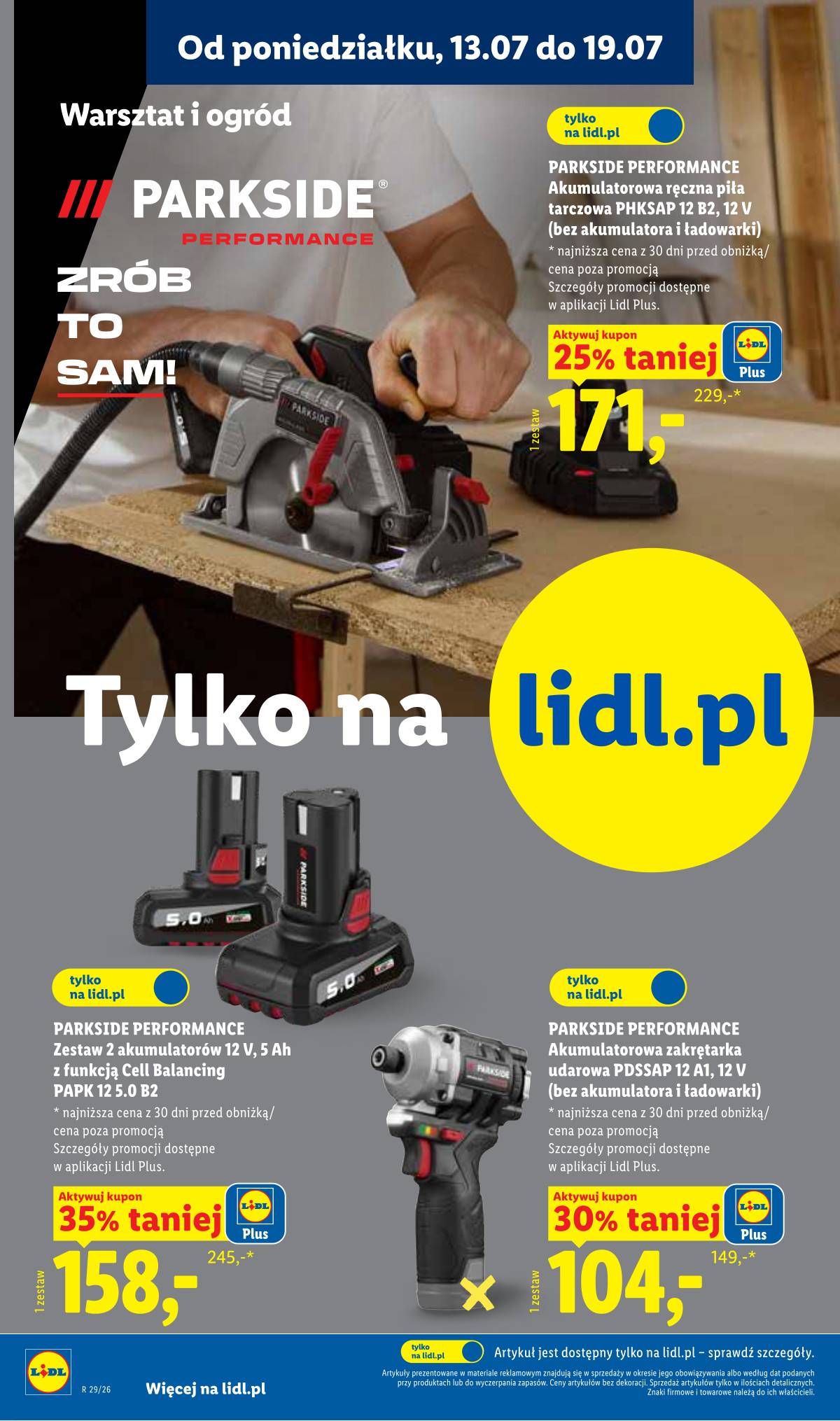 Lidl Lenkija - Katalog ważny od 13.07 30 puslapis